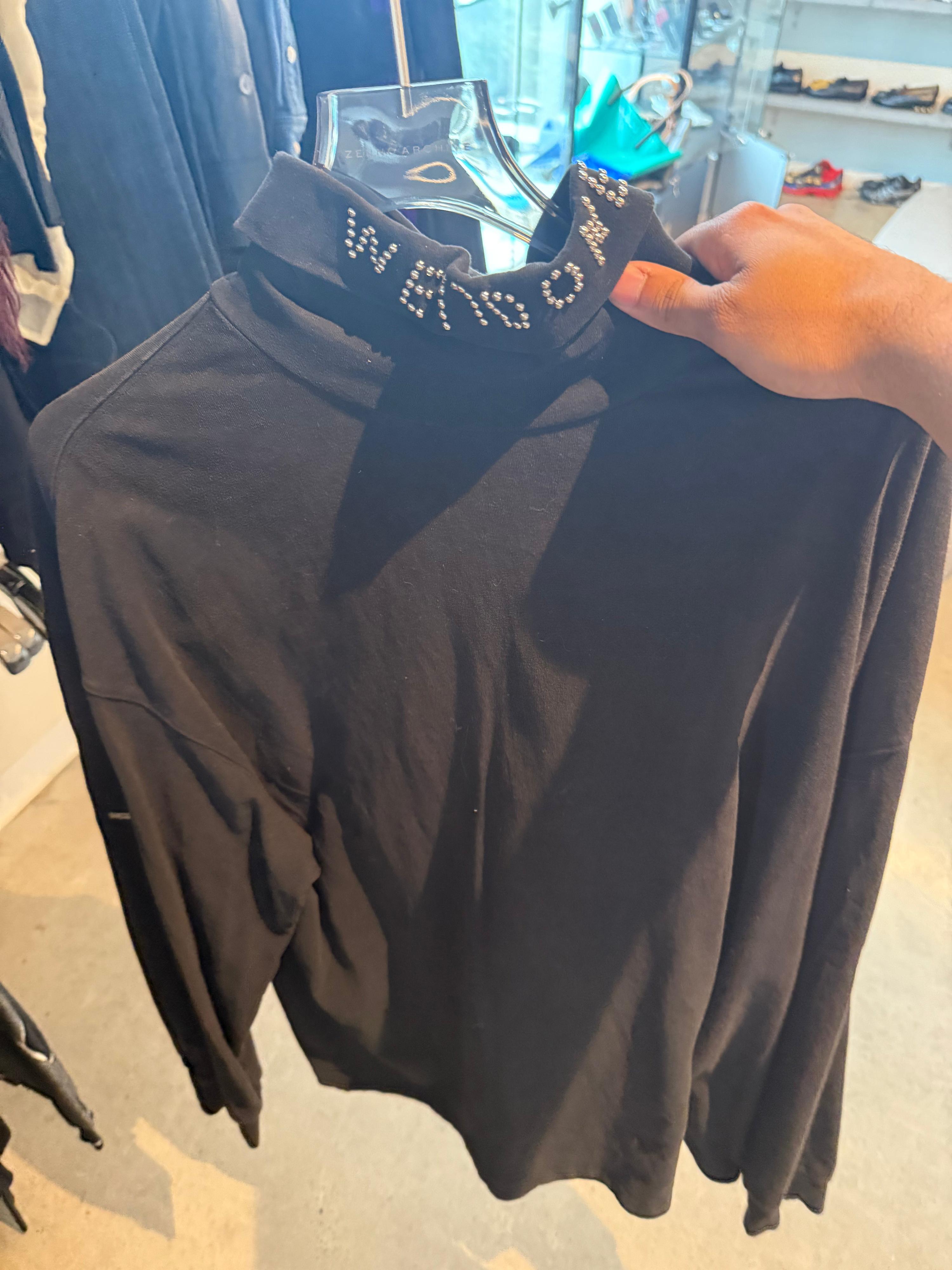We11done Oversized Turtleneck Black (Fits M-XL)