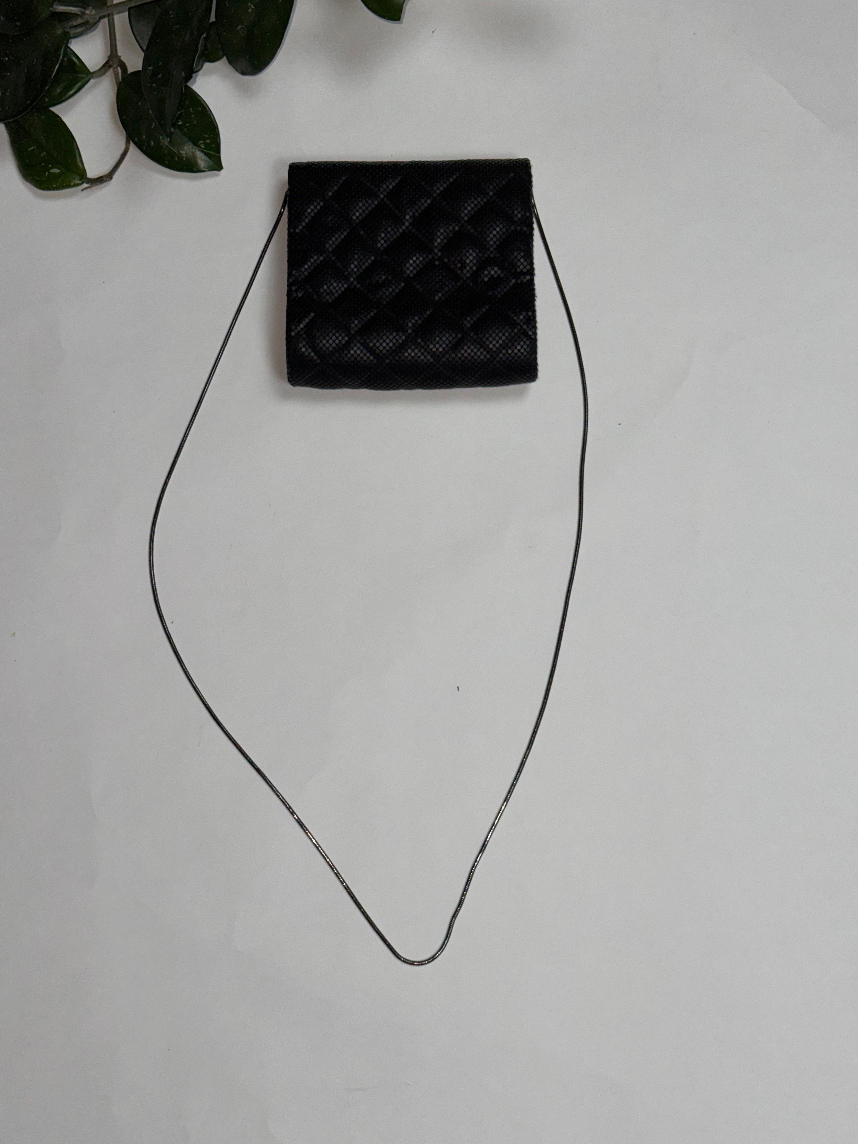 Mimco Black Chainmail Crossbody Bag thumbnail 2