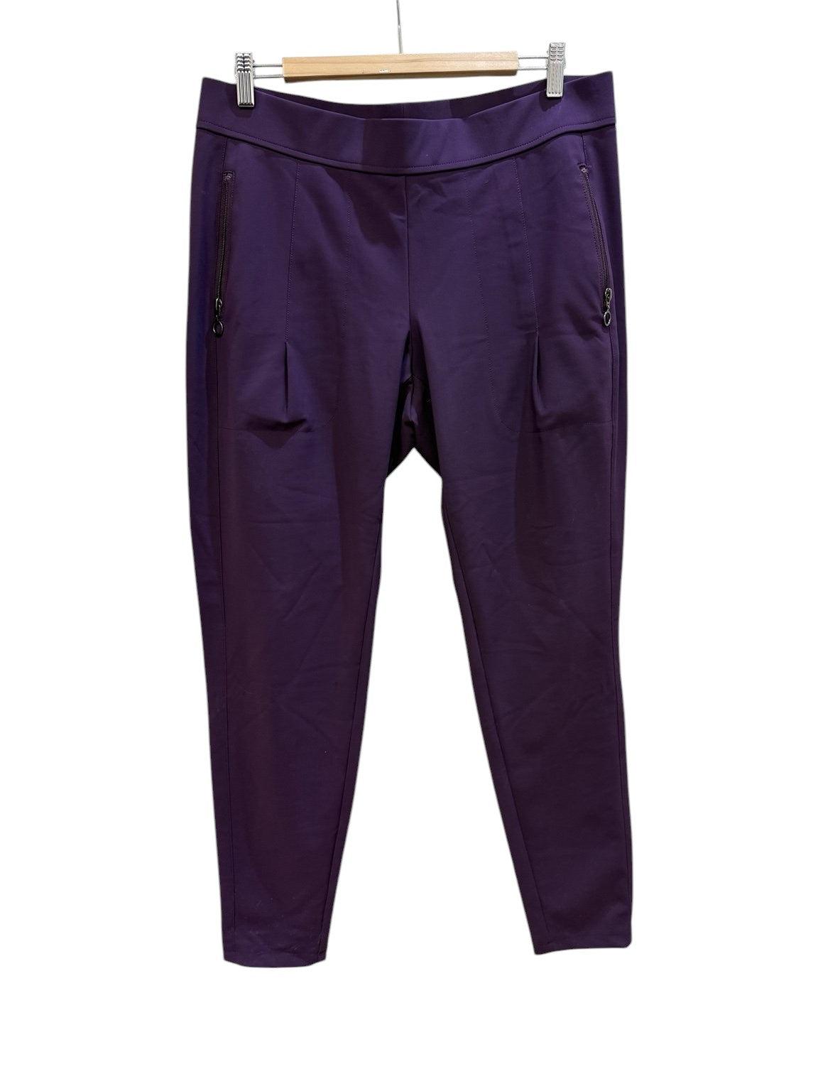 Raffaello Rossi Kandra Purple Trousers 44