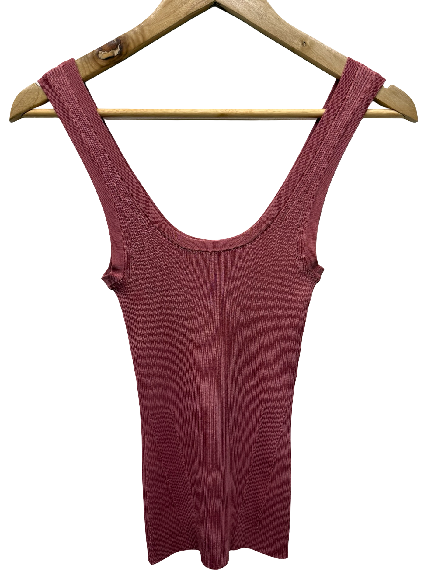 Zimmermann Pink Ribbed Top 0