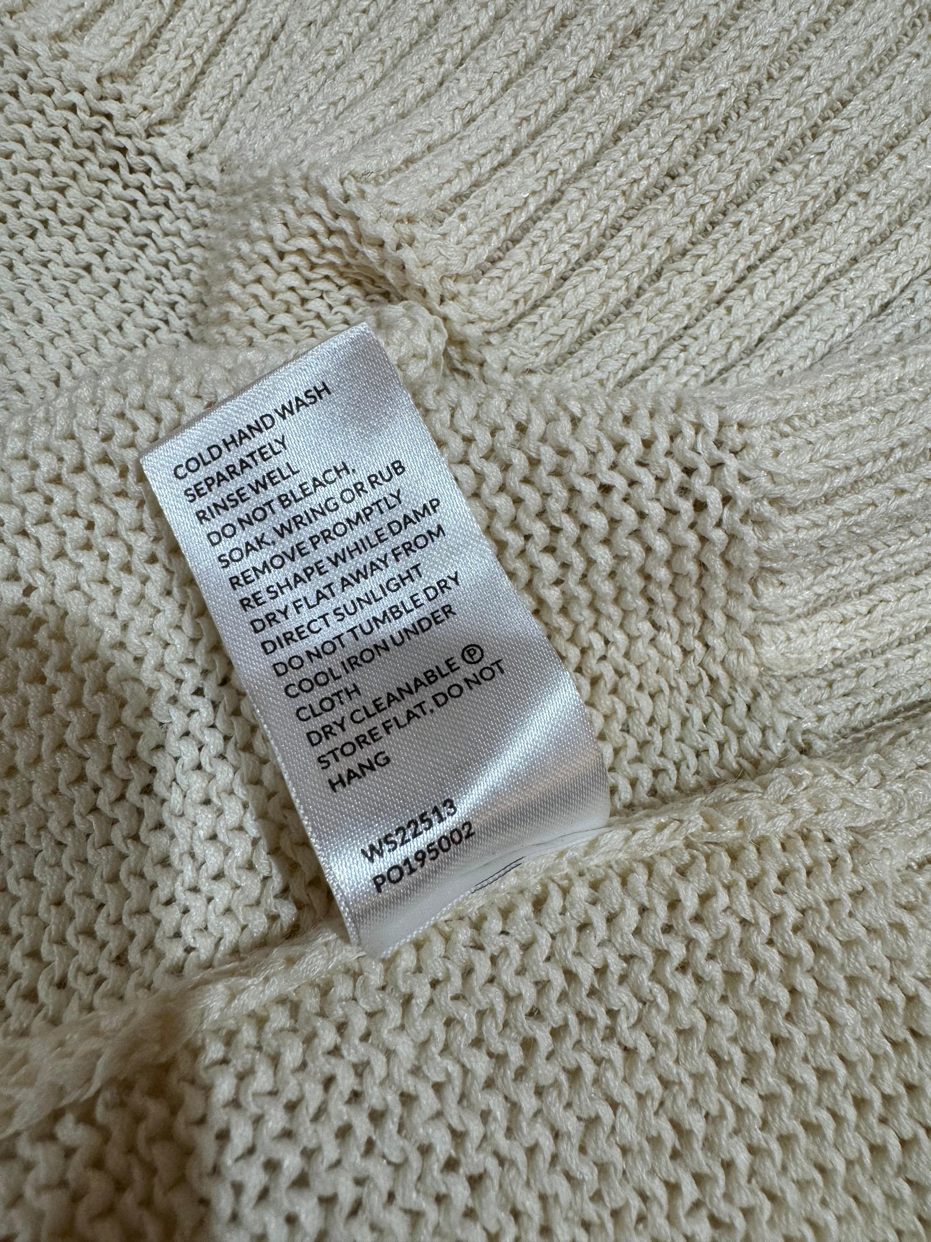 SABA Cream Linen Blend Vest Size XS thumbnail 8