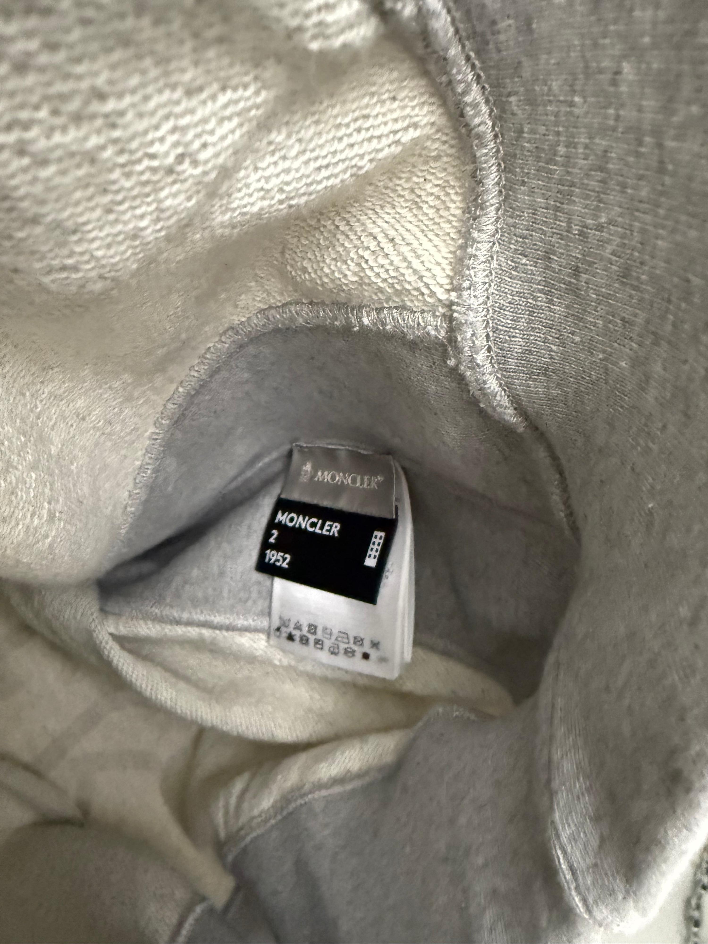 Moncler Genius x Awake SS20 Maglia Hoodie Light Grey (Fits XL) thumbnail 2