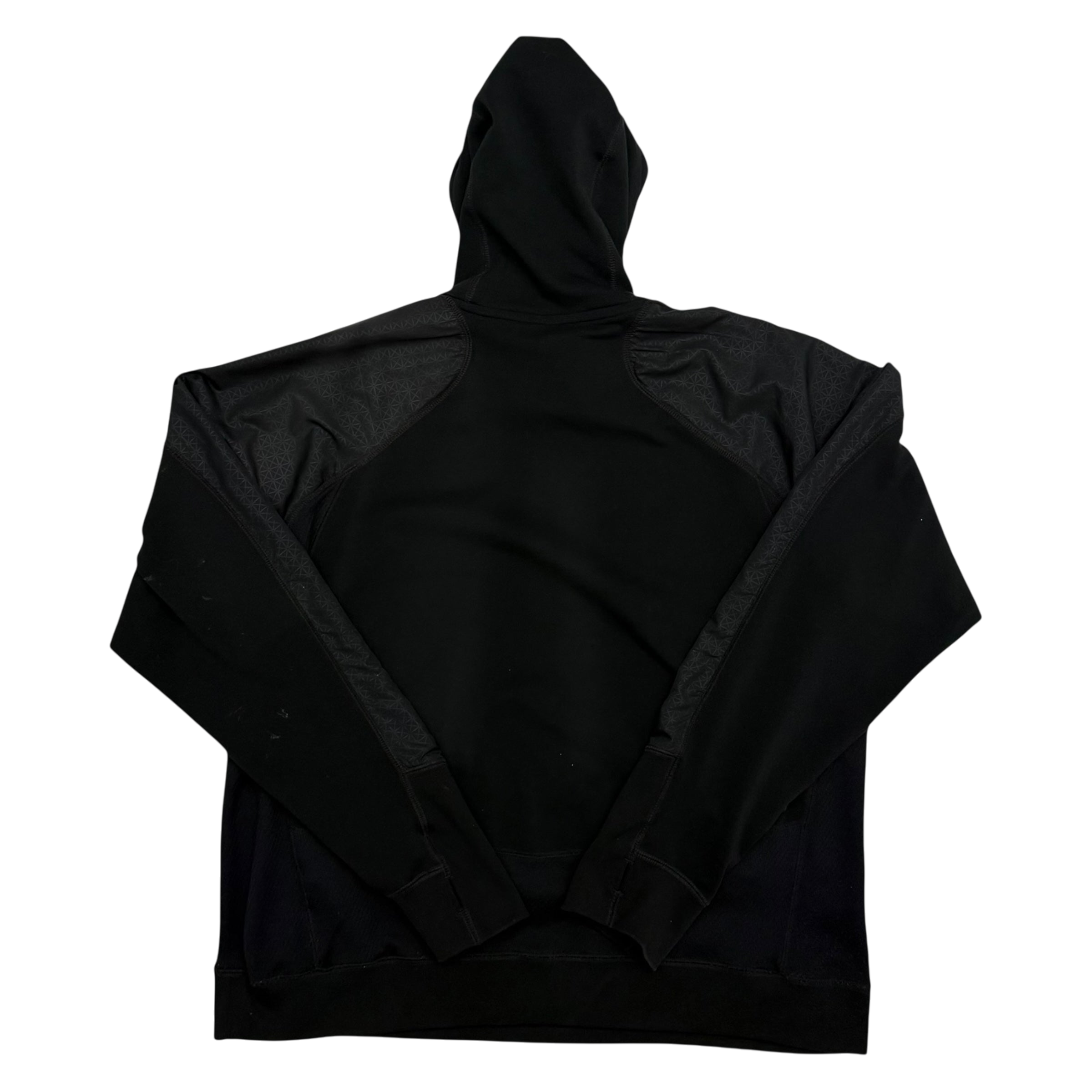 Nike 00s Centre Logo Technical Hoodie Black (Size XL) thumbnail 4