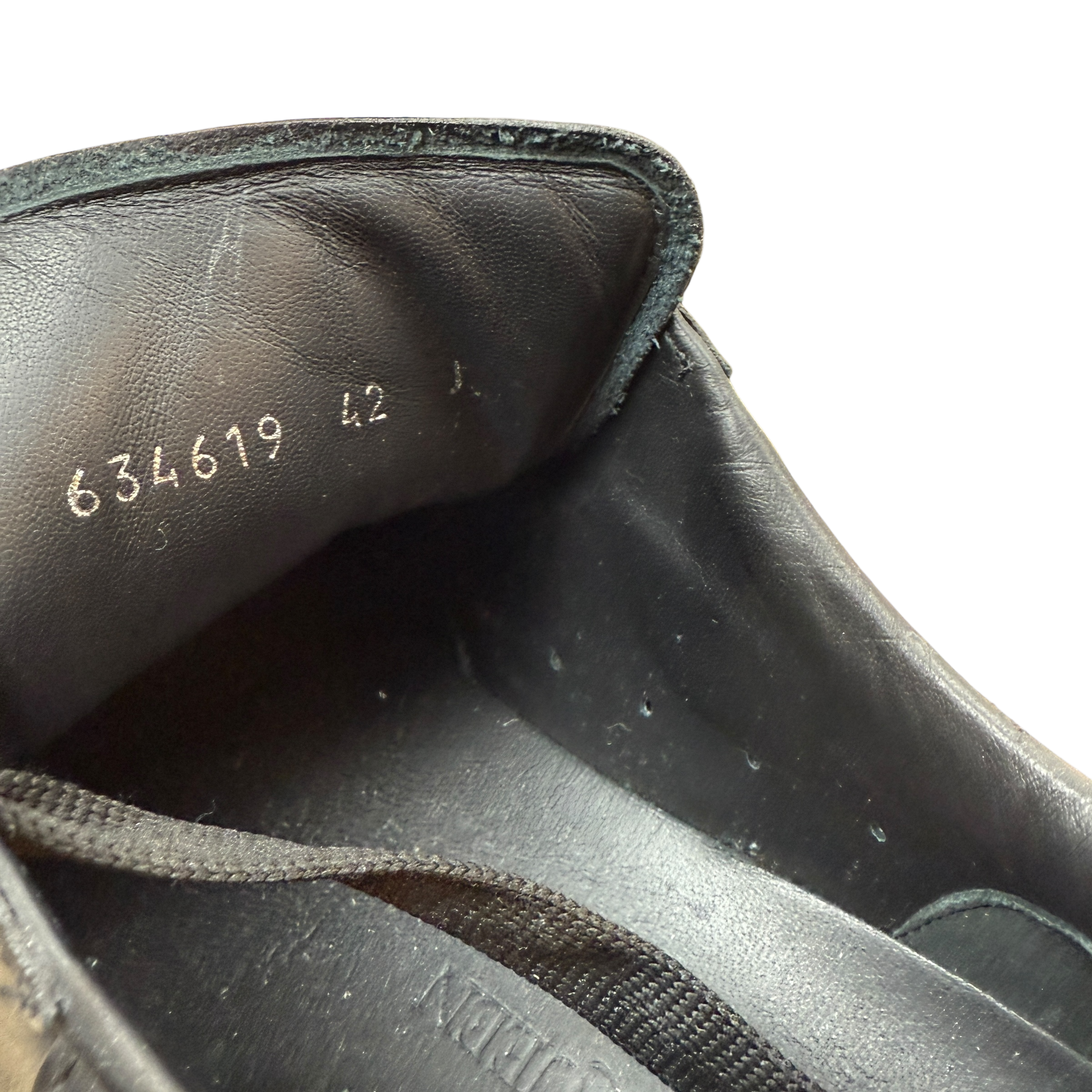 Alexander McQueen Court Leather Sneakers Black (US9/EU42) thumbnail 8