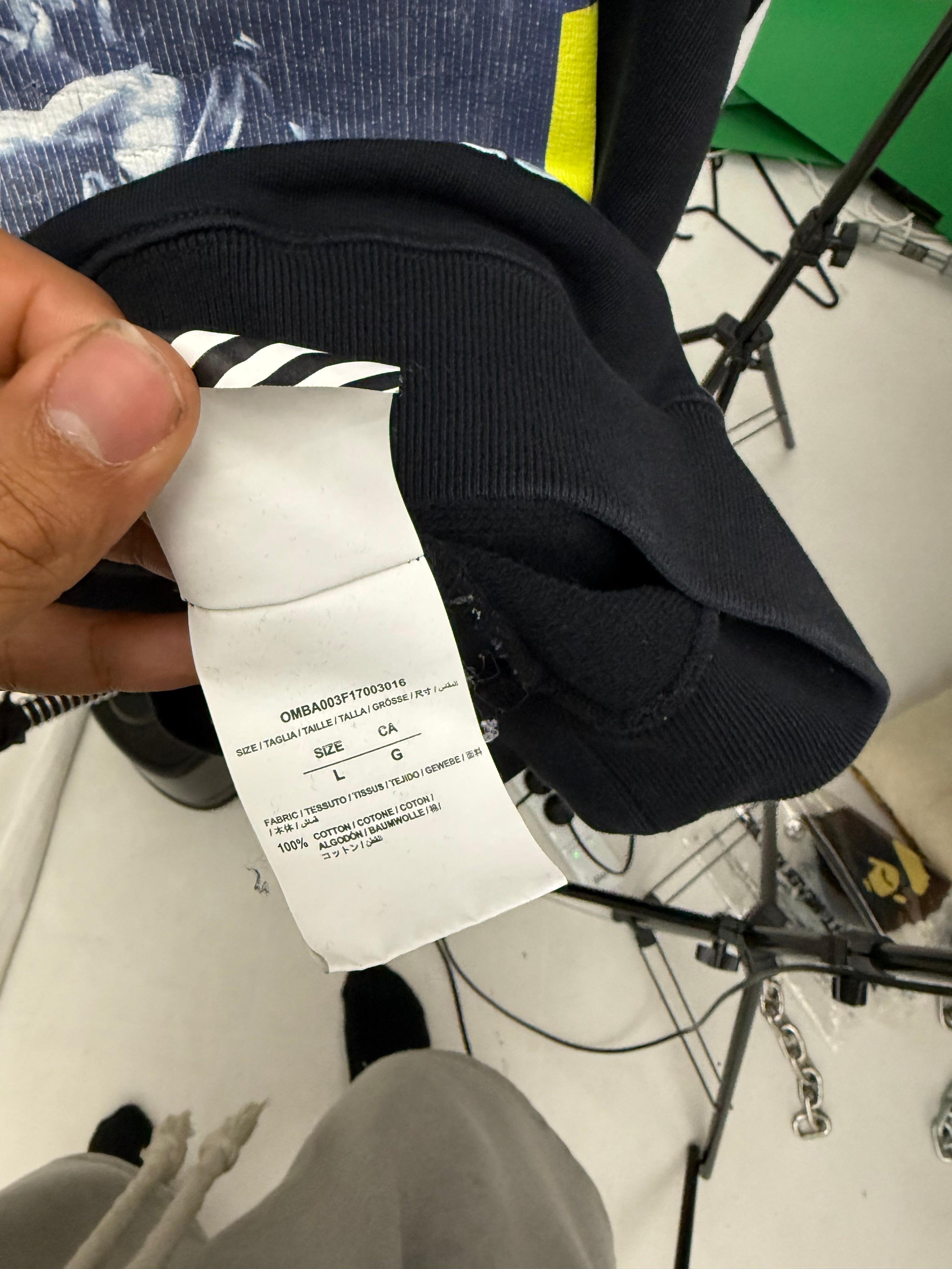 Off-White Seeing Things Caravaggio Sweatshirt Black (Size L) thumbnail 2