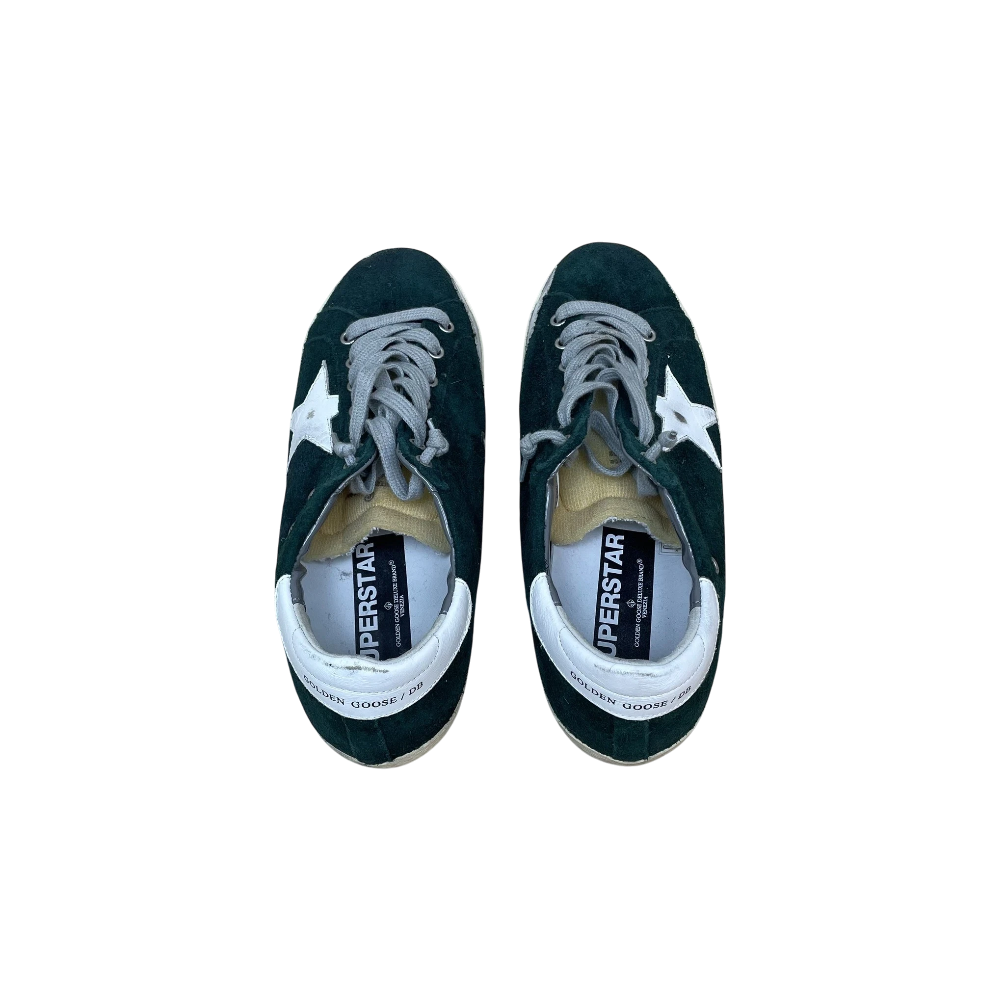 Golden Goose Suede Super Star Suede Sneakers Green (Size 43) thumbnail 3