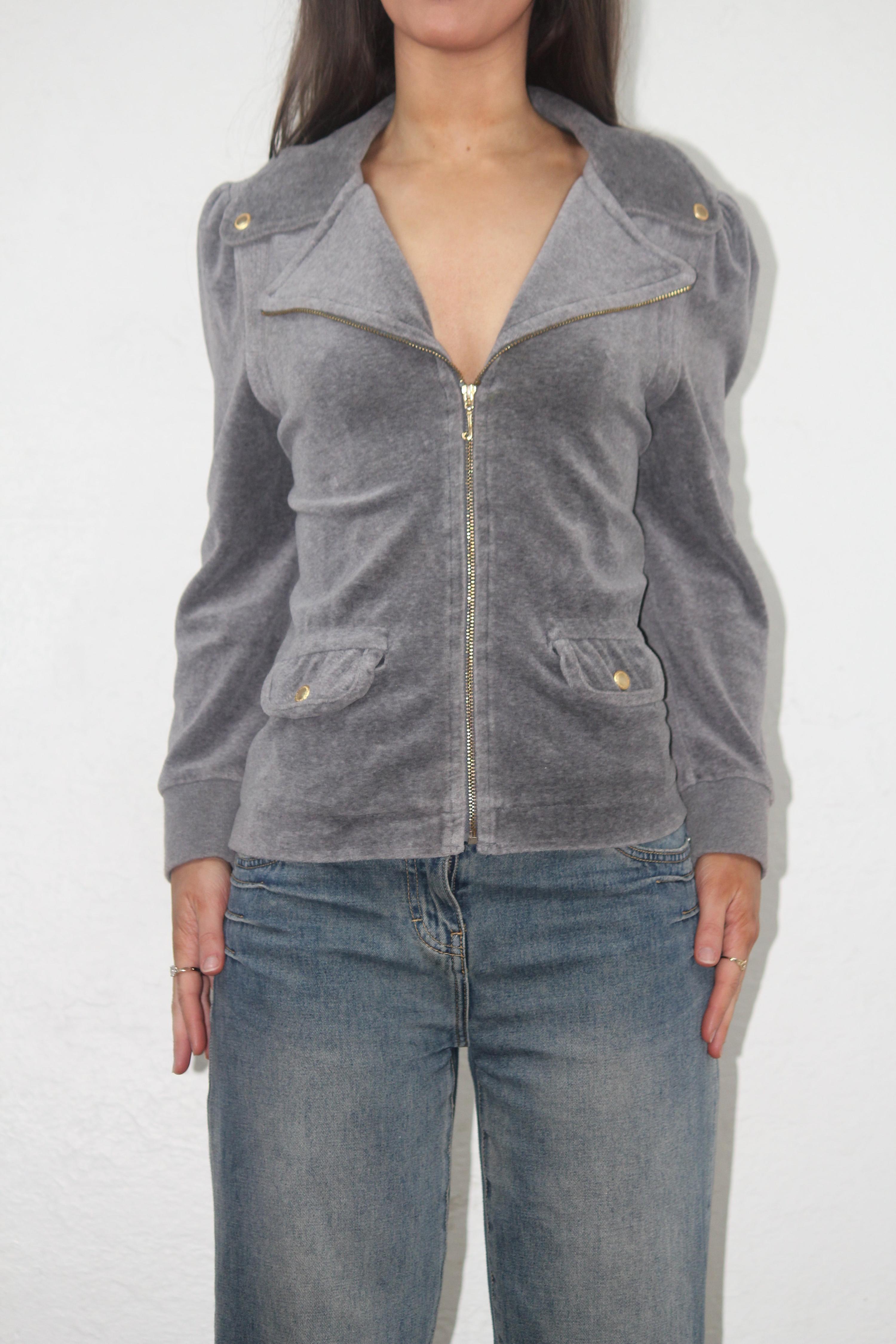 Juicy Couture Zip-up Cotton Sweater