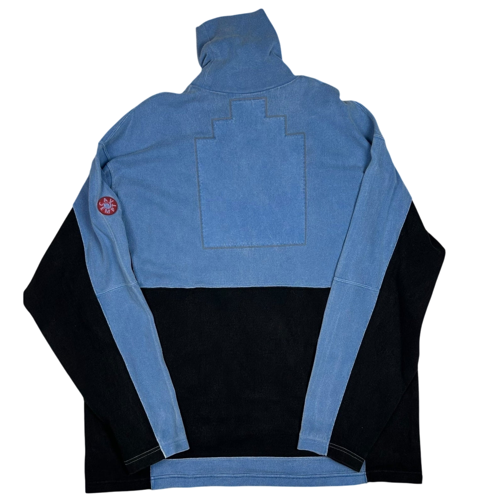 Cav Empt Turtle Neck Sweatshirt Blue / Black (Size XL) thumbnail 3