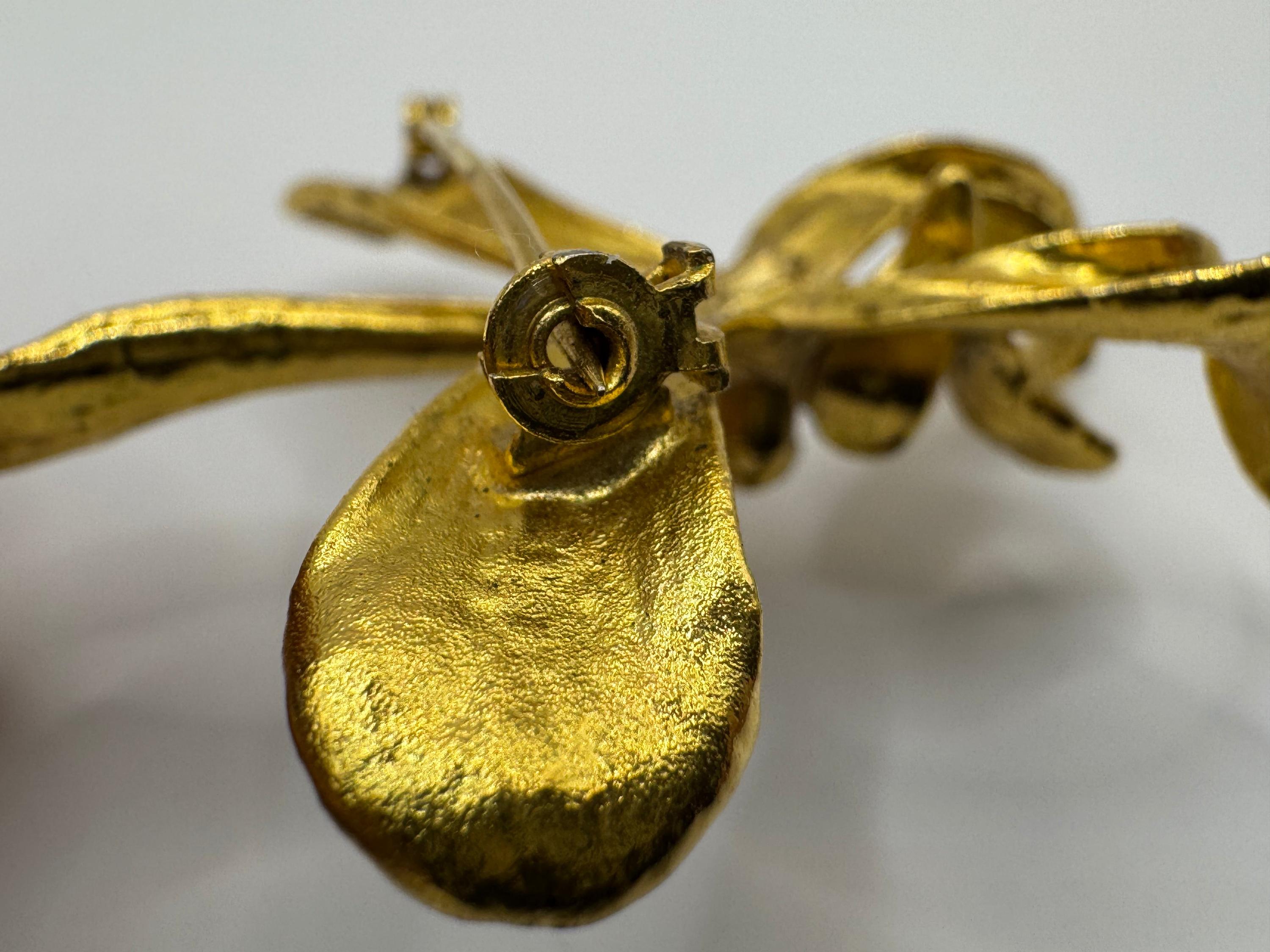 Orchid brooch thumbnail 5