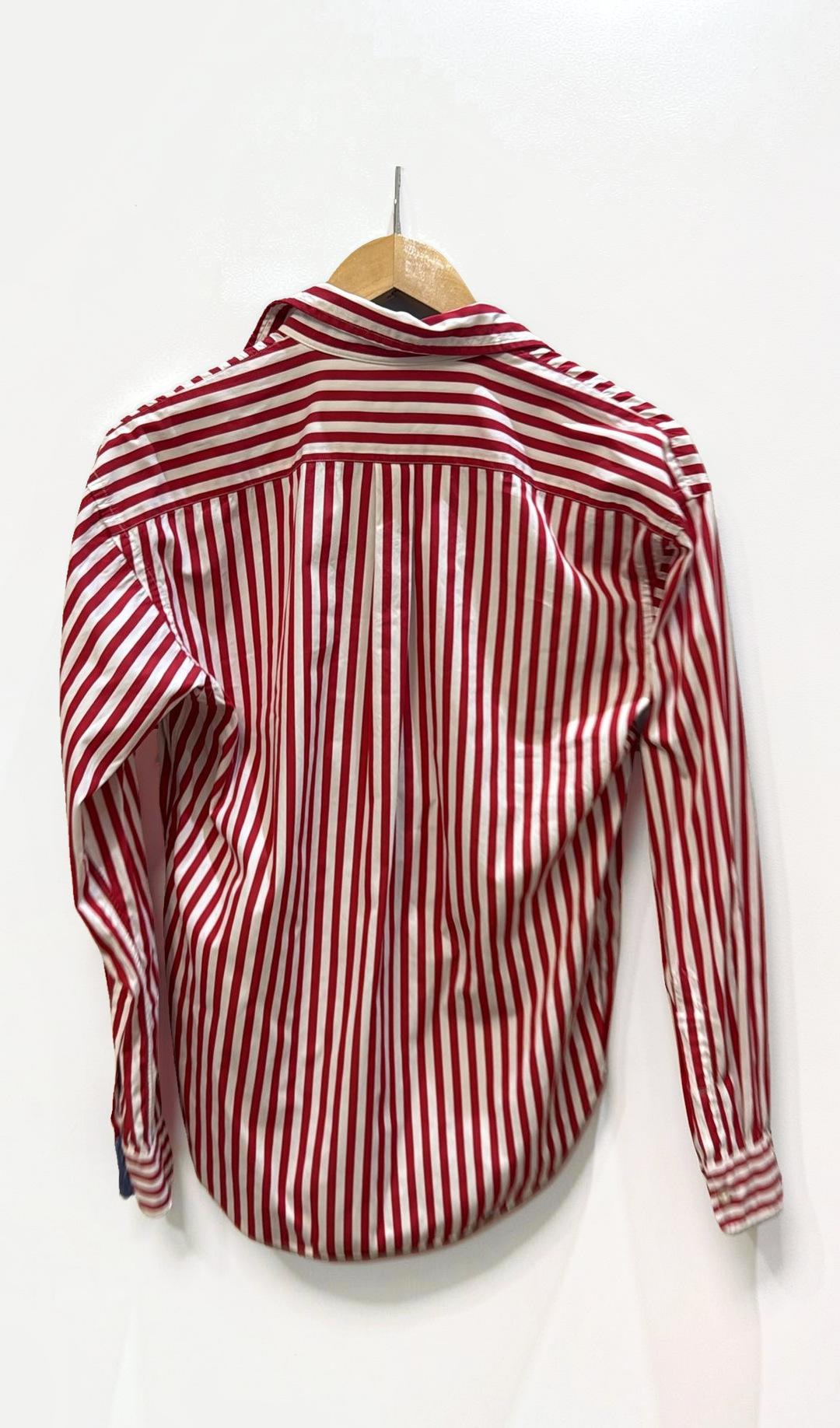 Polo Ralph Lauren Red White Stripe Shirt 2 thumbnail 4