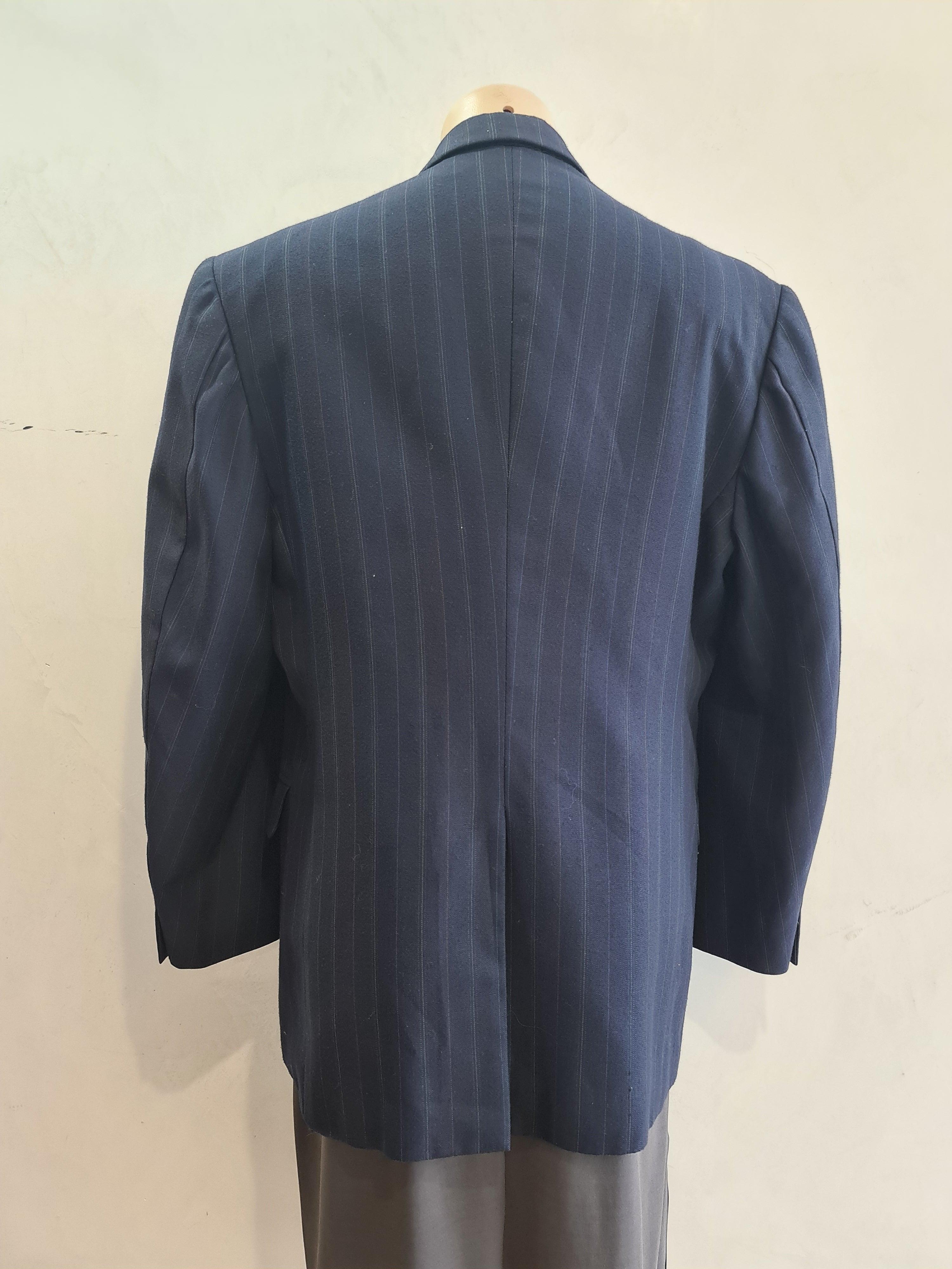 Vintage Murkh Navy Striped Blazer - Size L thumbnail 6
