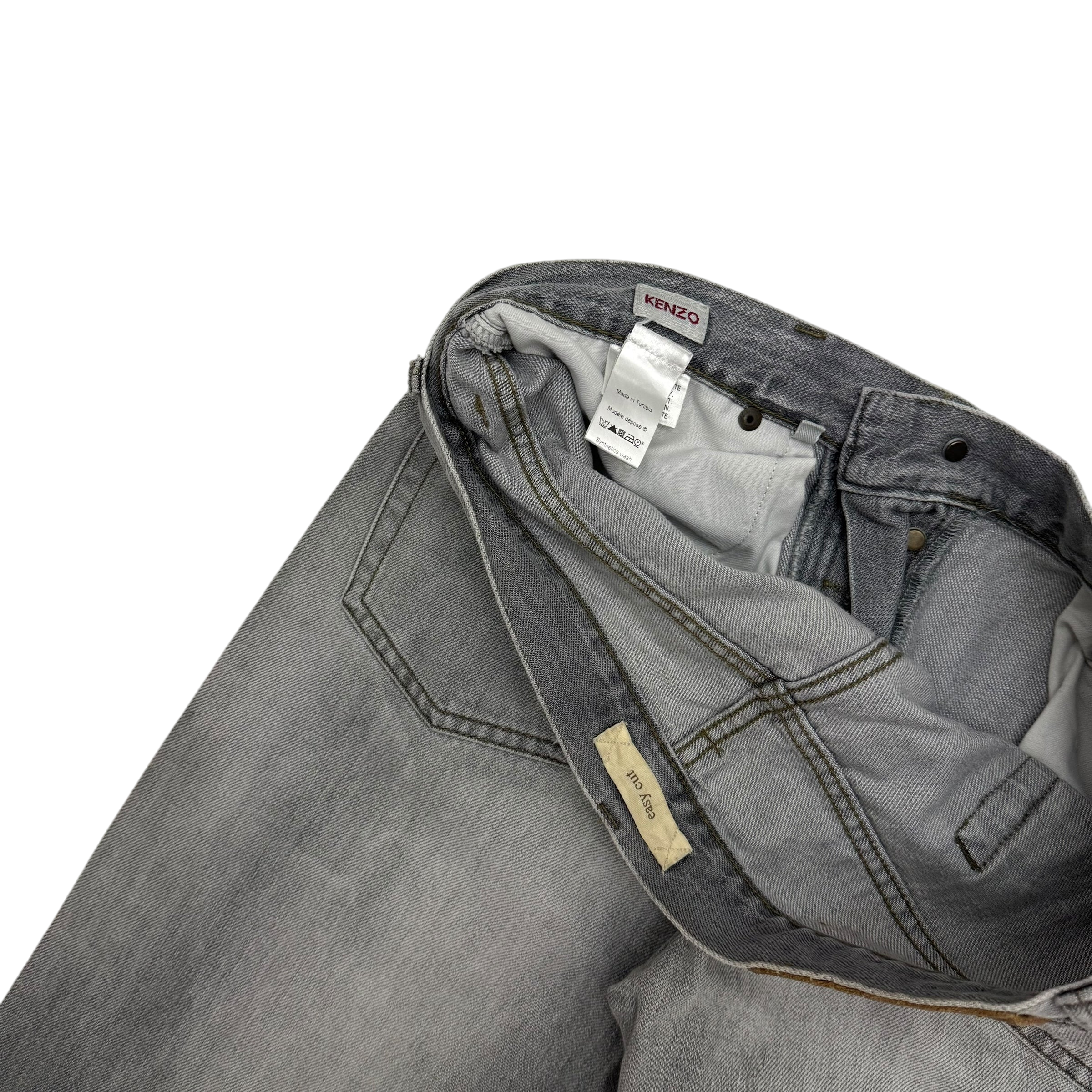 Kenzo Paris Easy Cut Patchwork Washed Jeans (Size 34”) thumbnail 4