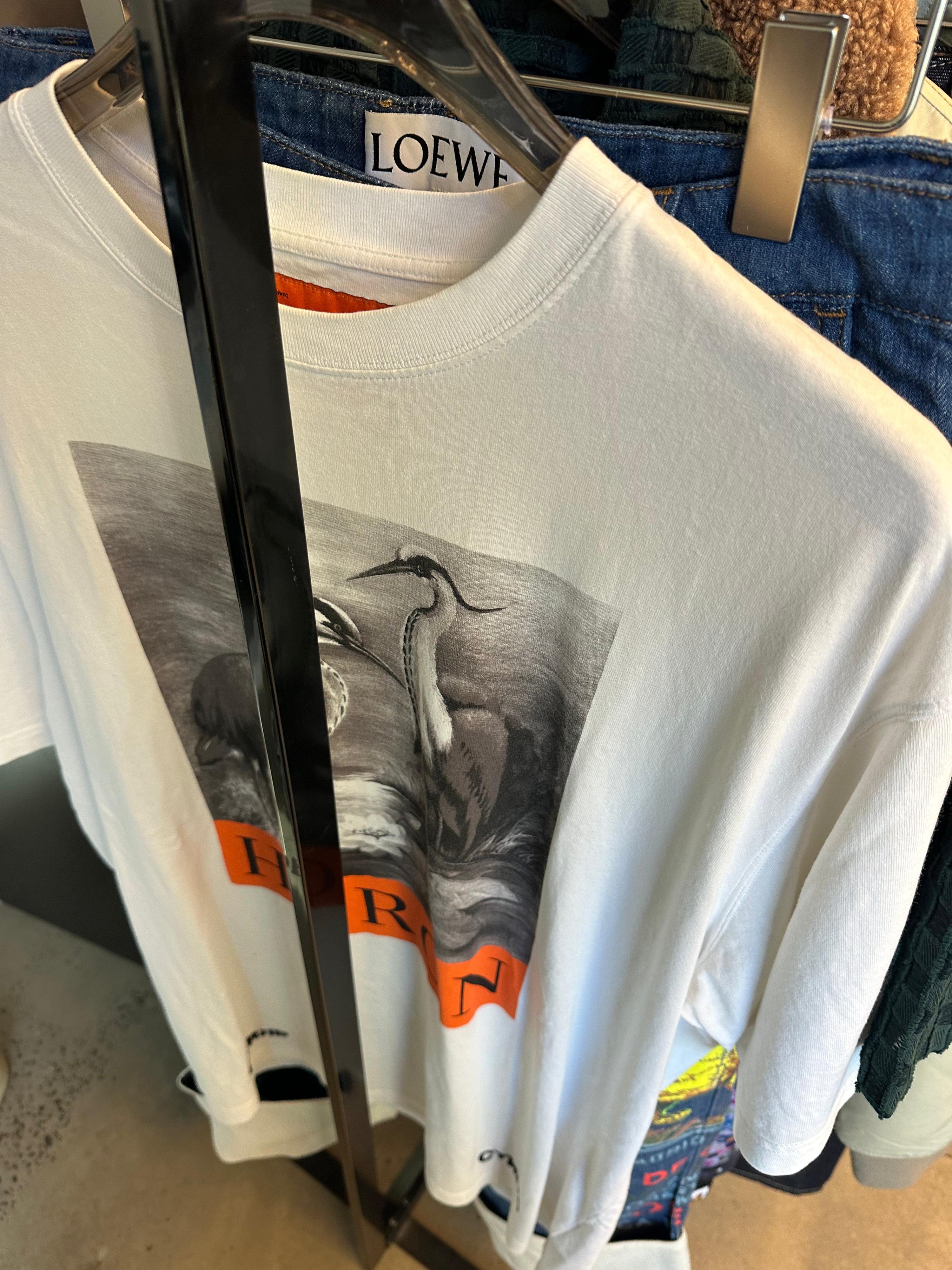 Heron Preston Heron Graphic Print T-Shirt White (Size M)