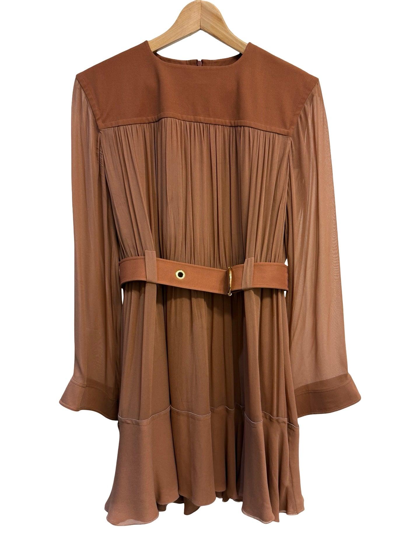 Chloe Camel Dress 38