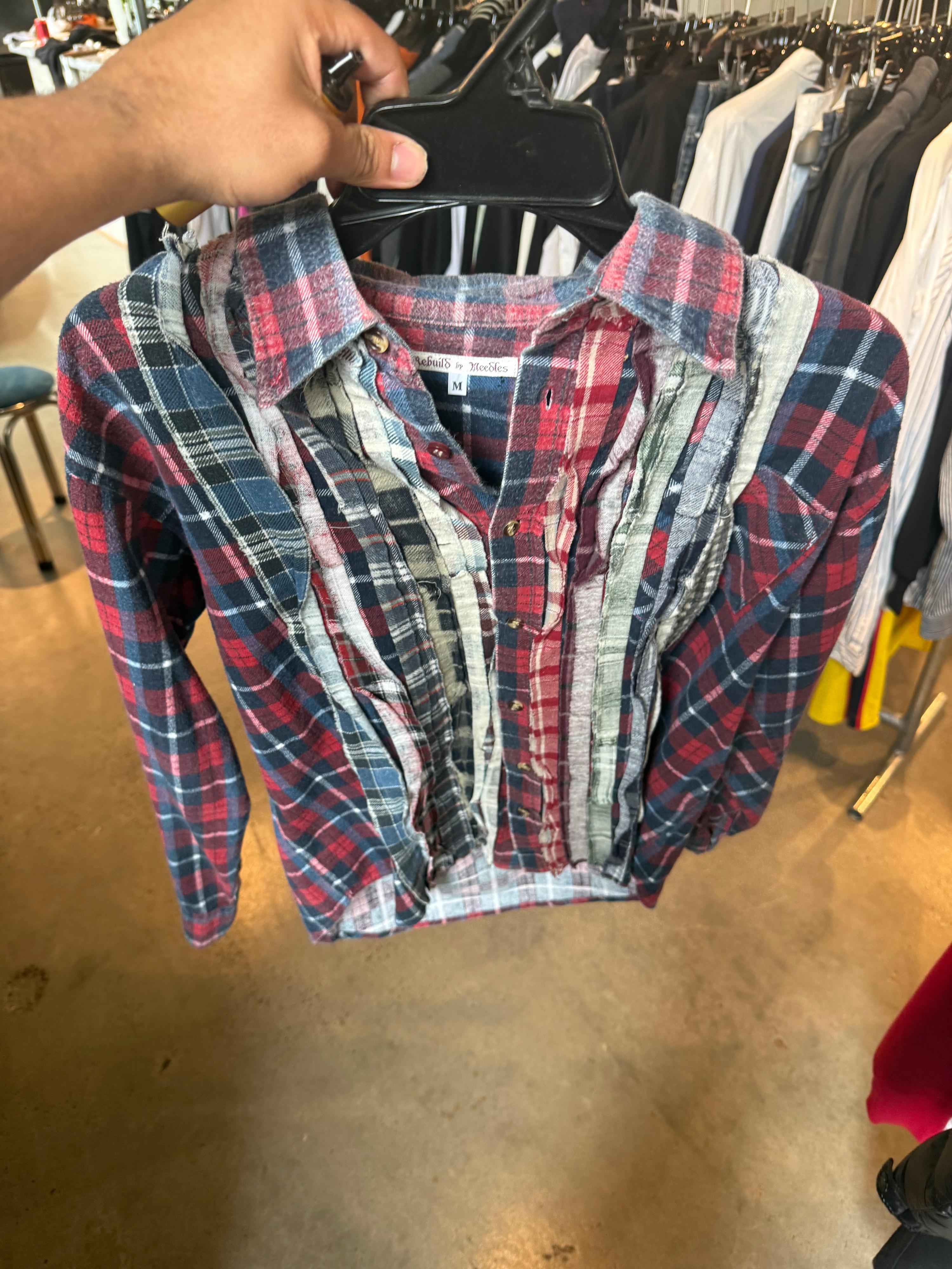 Needles Rebuild Flannel Shirt (Fits M-L)