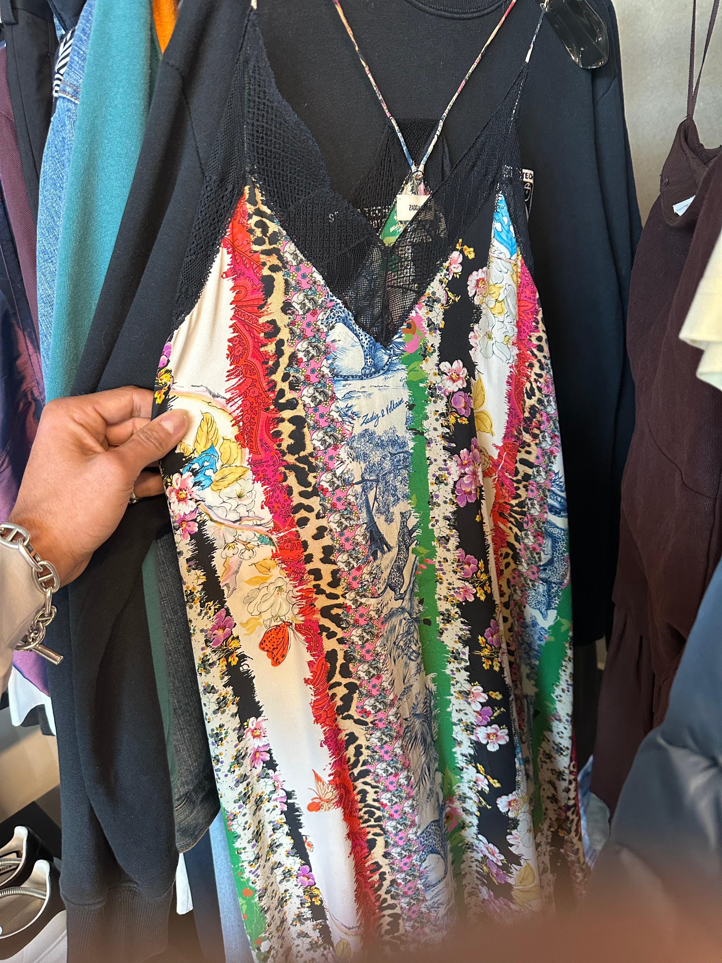 Zadig & Voltaire Silk Maxi Dress Multicolour (Size XS)