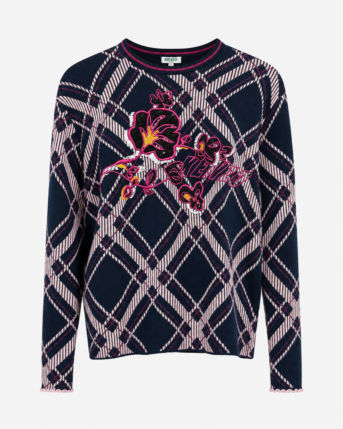 Kenzo Blue Wool Jumper 10 BNWT
