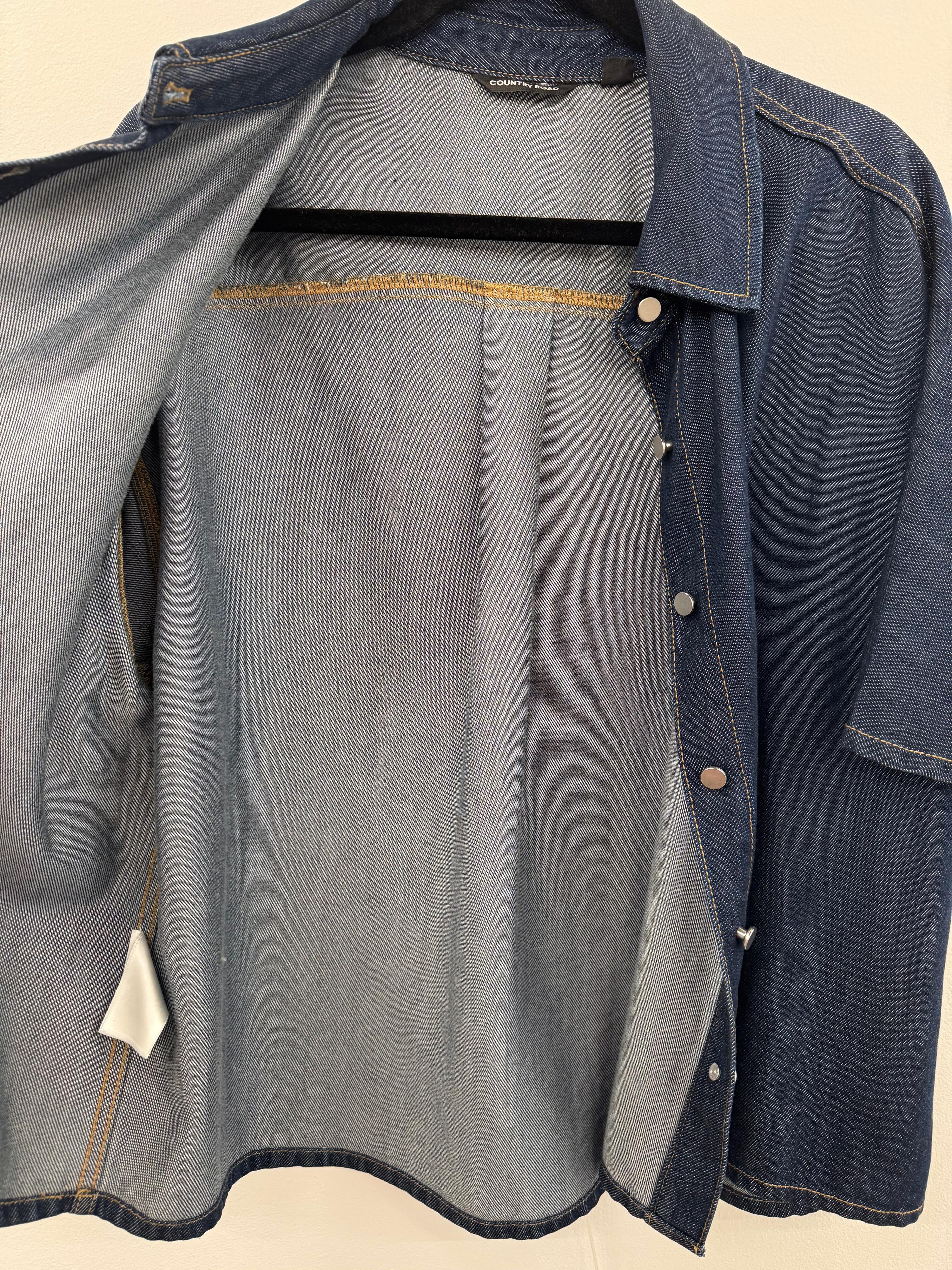Country Road Tensile Dark Denim Shirt size 10 thumbnail 8