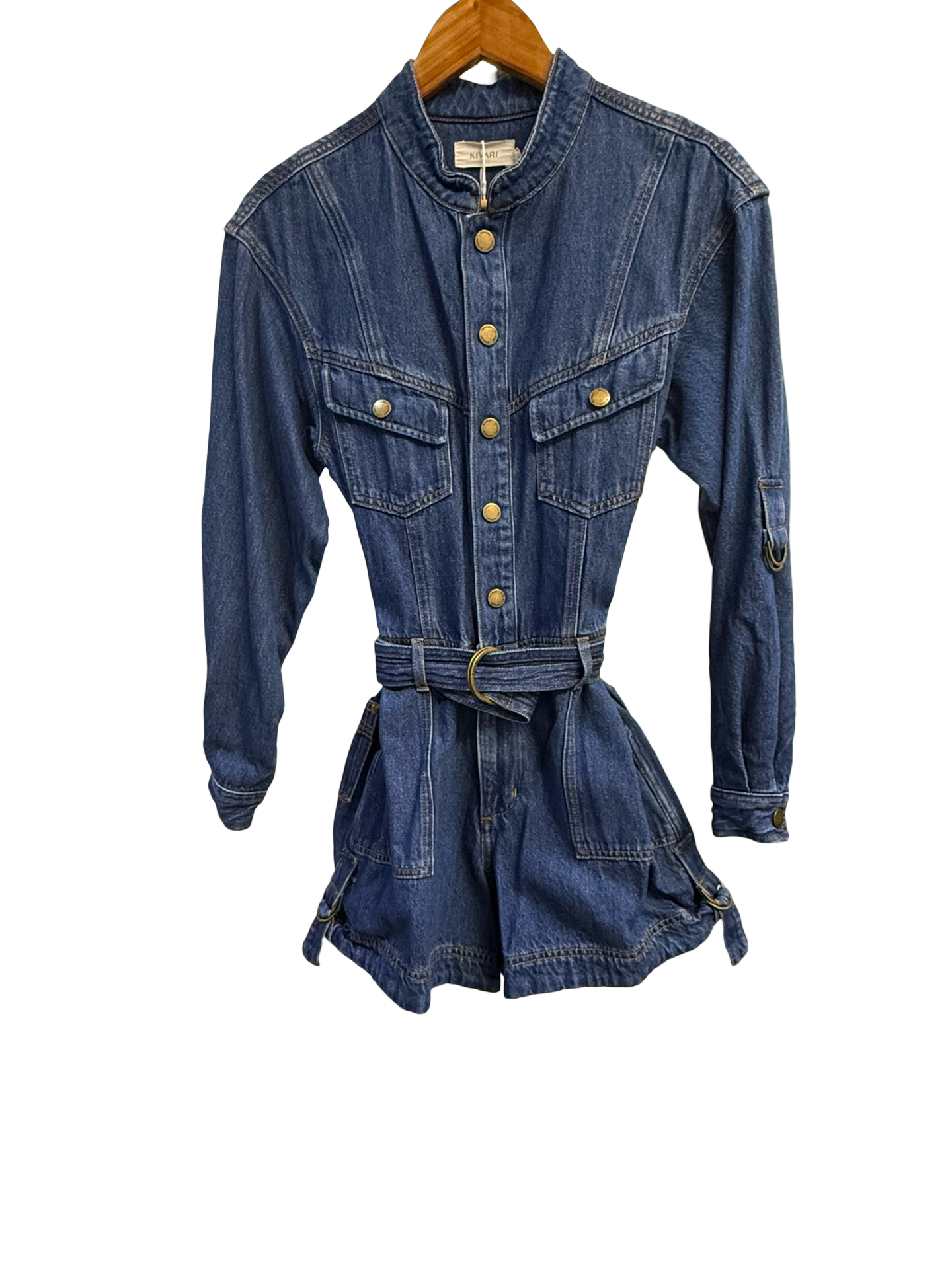 Kivari Blue Denim Jumpsuit 8