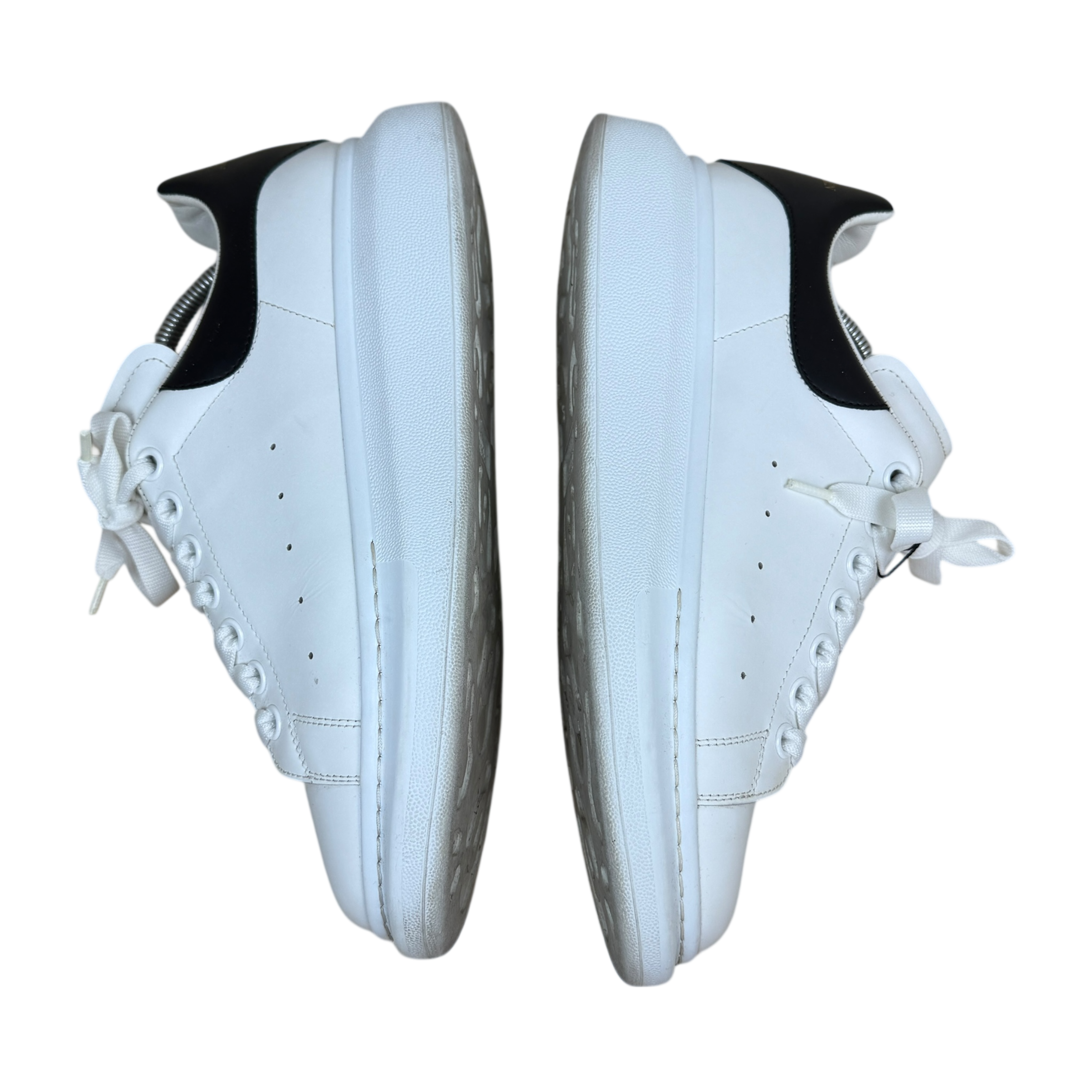 Alexander McQueen Oversized Leather Sneakers White (US9/EU42) thumbnail 3