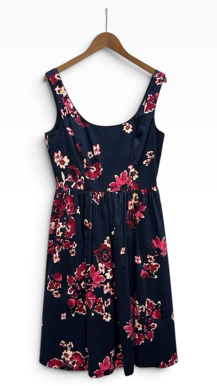 Donna Morgan Blue Floral Dress 6
