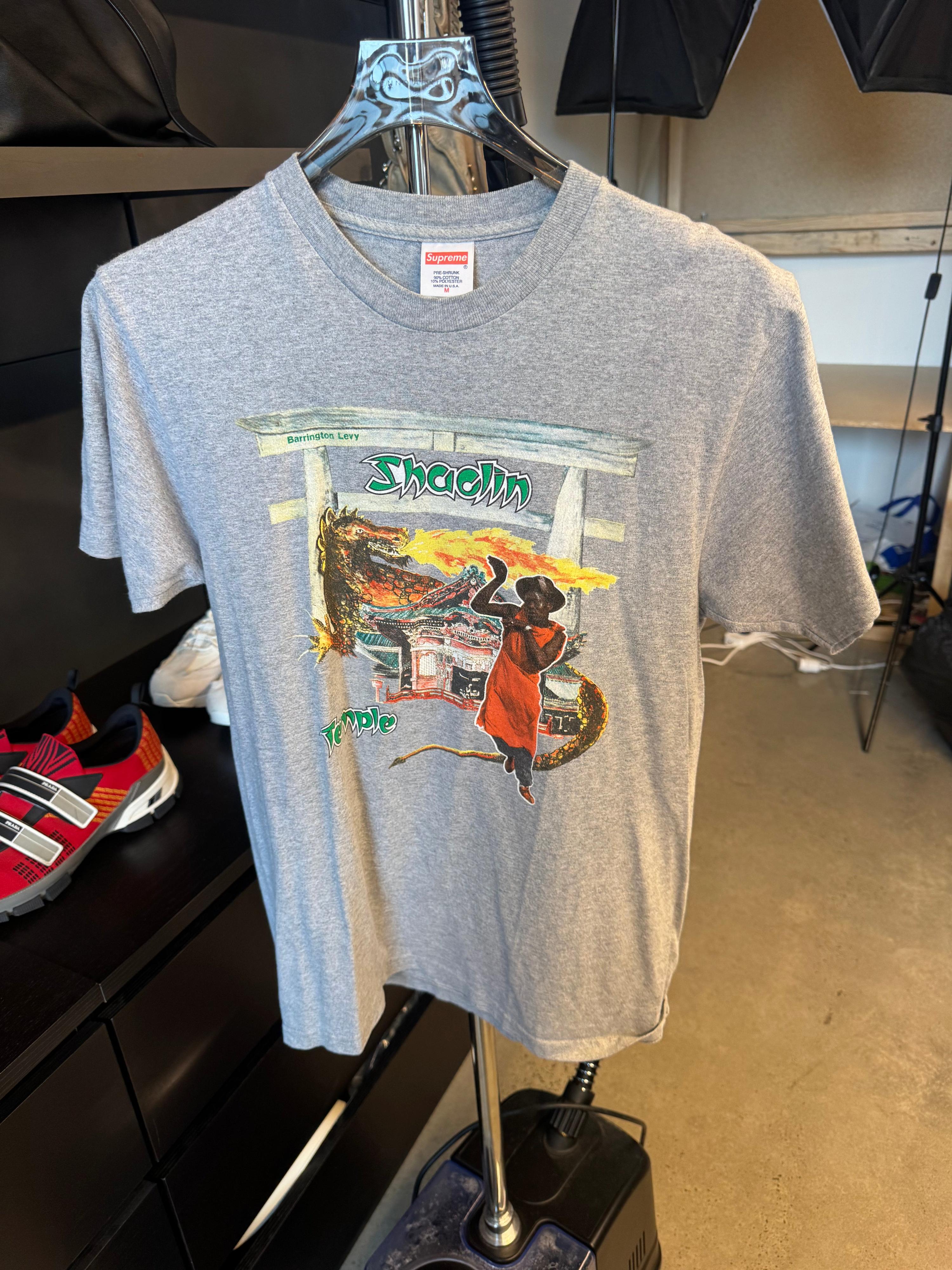 Supreme x Barrington Levy & Jah Life Graphic T-Shirt Grey (Size M)
