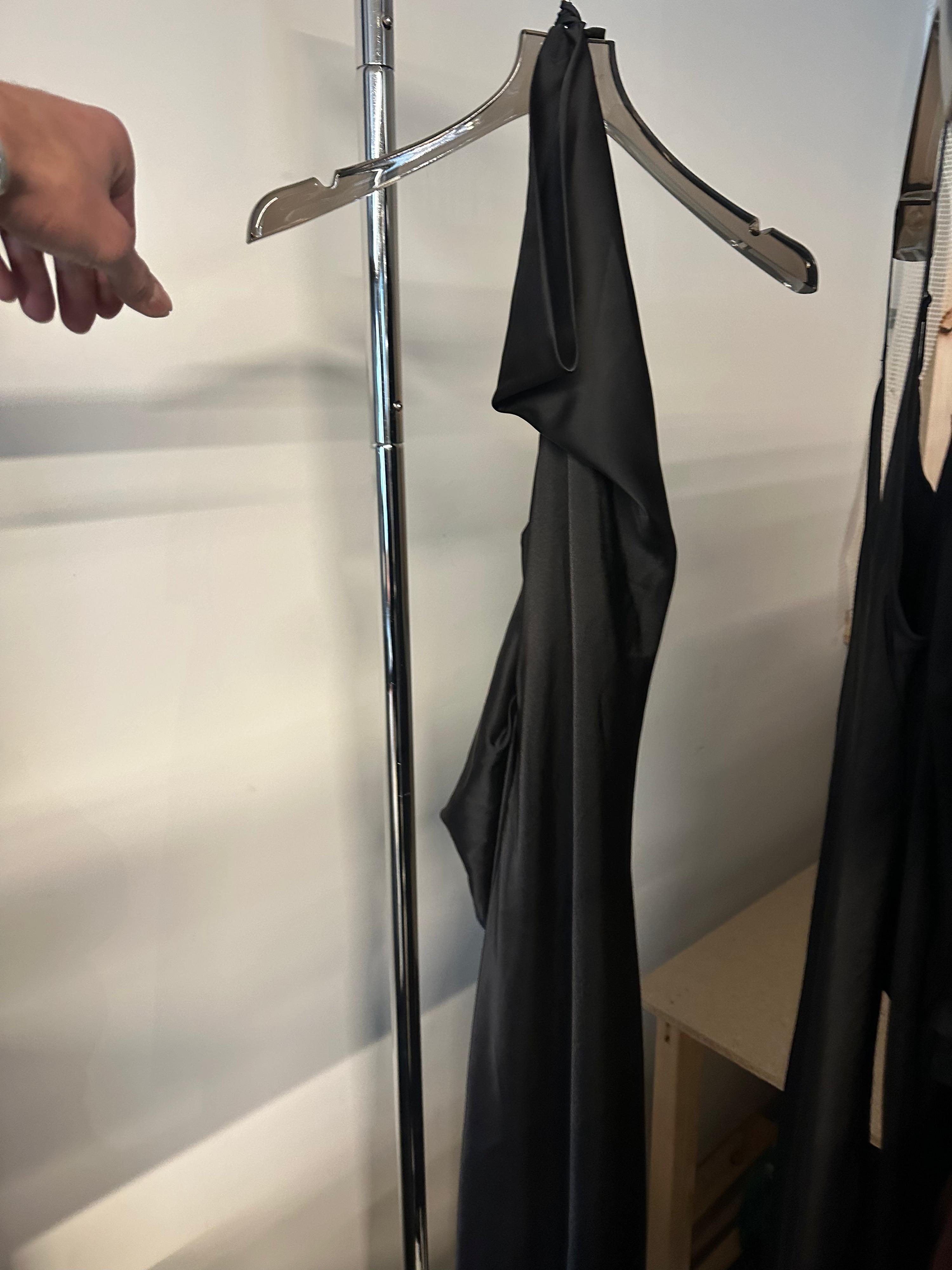 The Maven Alexis Silk Dress Black (Size L)