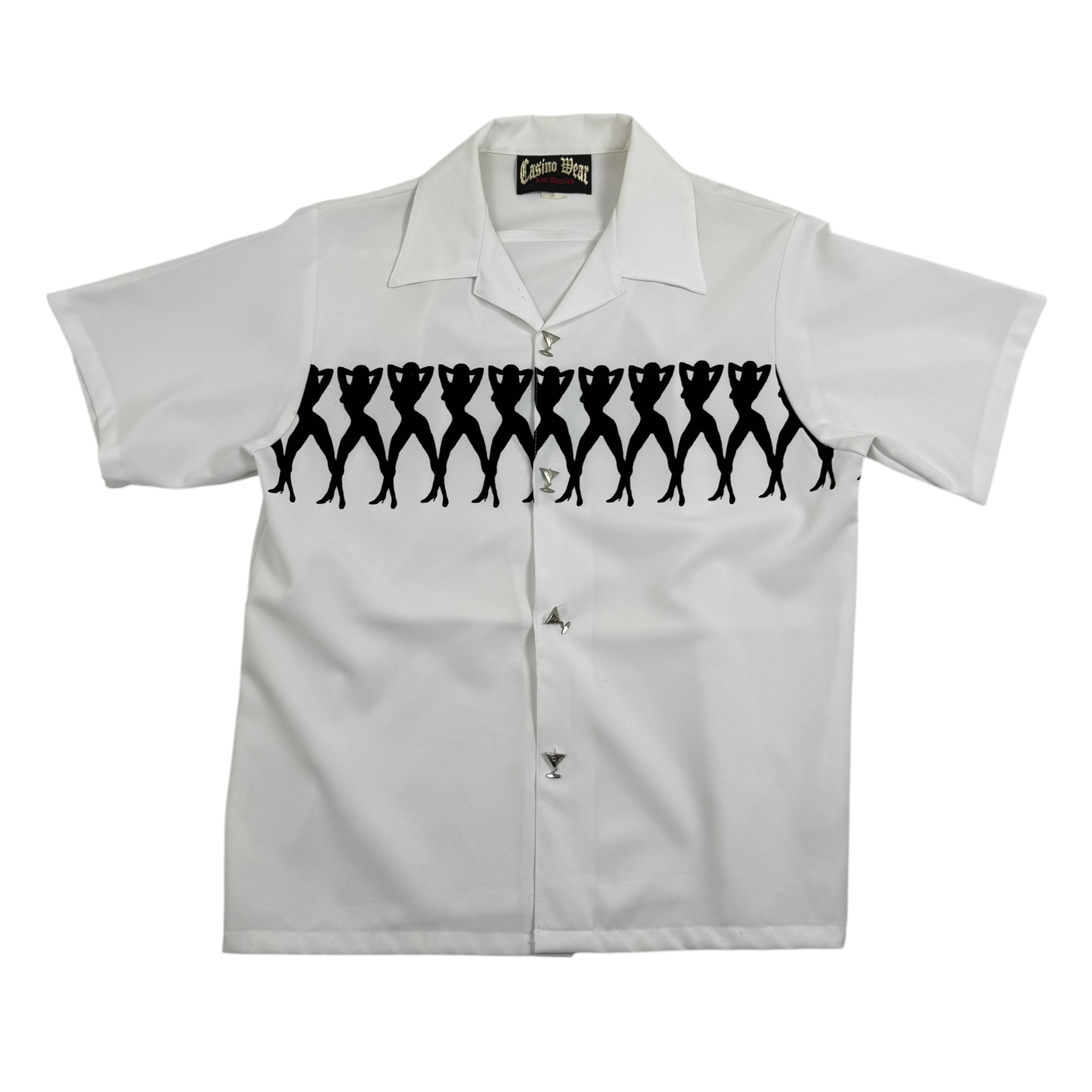 Casino Wear Los Angeles 00s Short Sleeve Shirt (Size L)