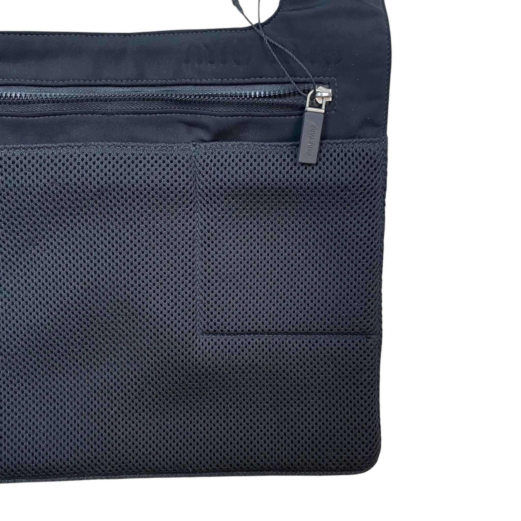Miu Miu SS1999 Mesh Satchel Bag Black thumbnail 5