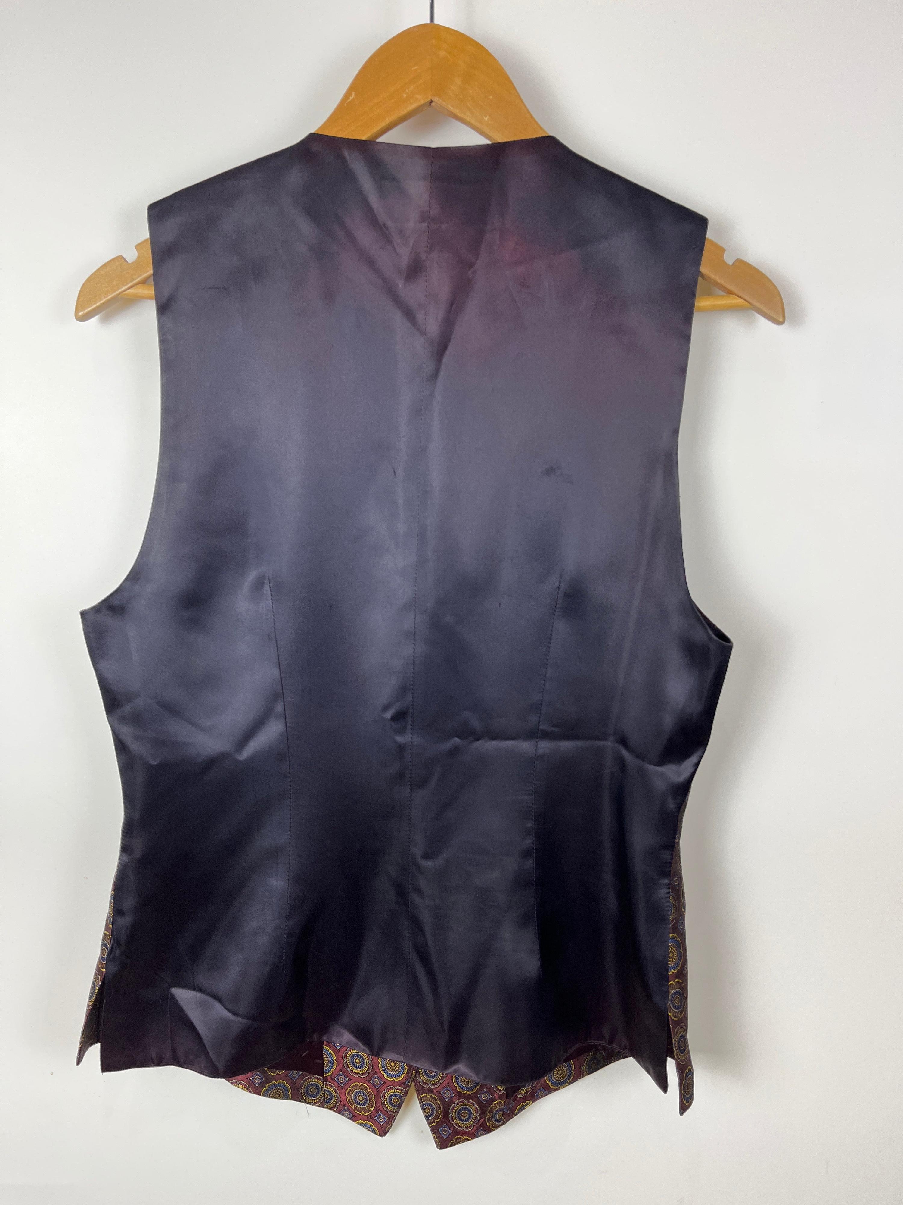 Vintage PERRI CUTTEN Brocade Vest Size 12 thumbnail 6