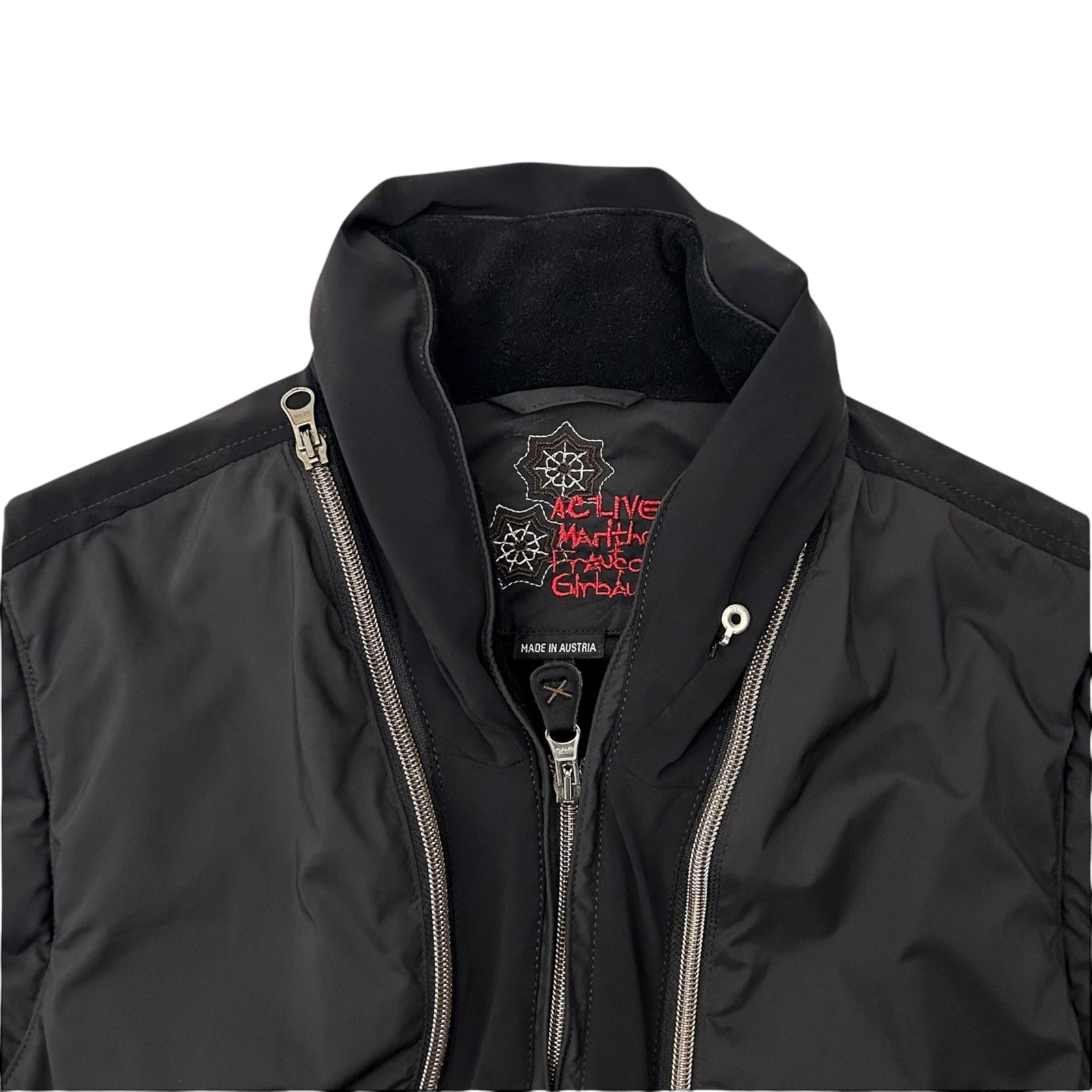 2000s Marithe Francois Girbaud Active Insulated Utility Vest Black (Fits M-L) thumbnail 7