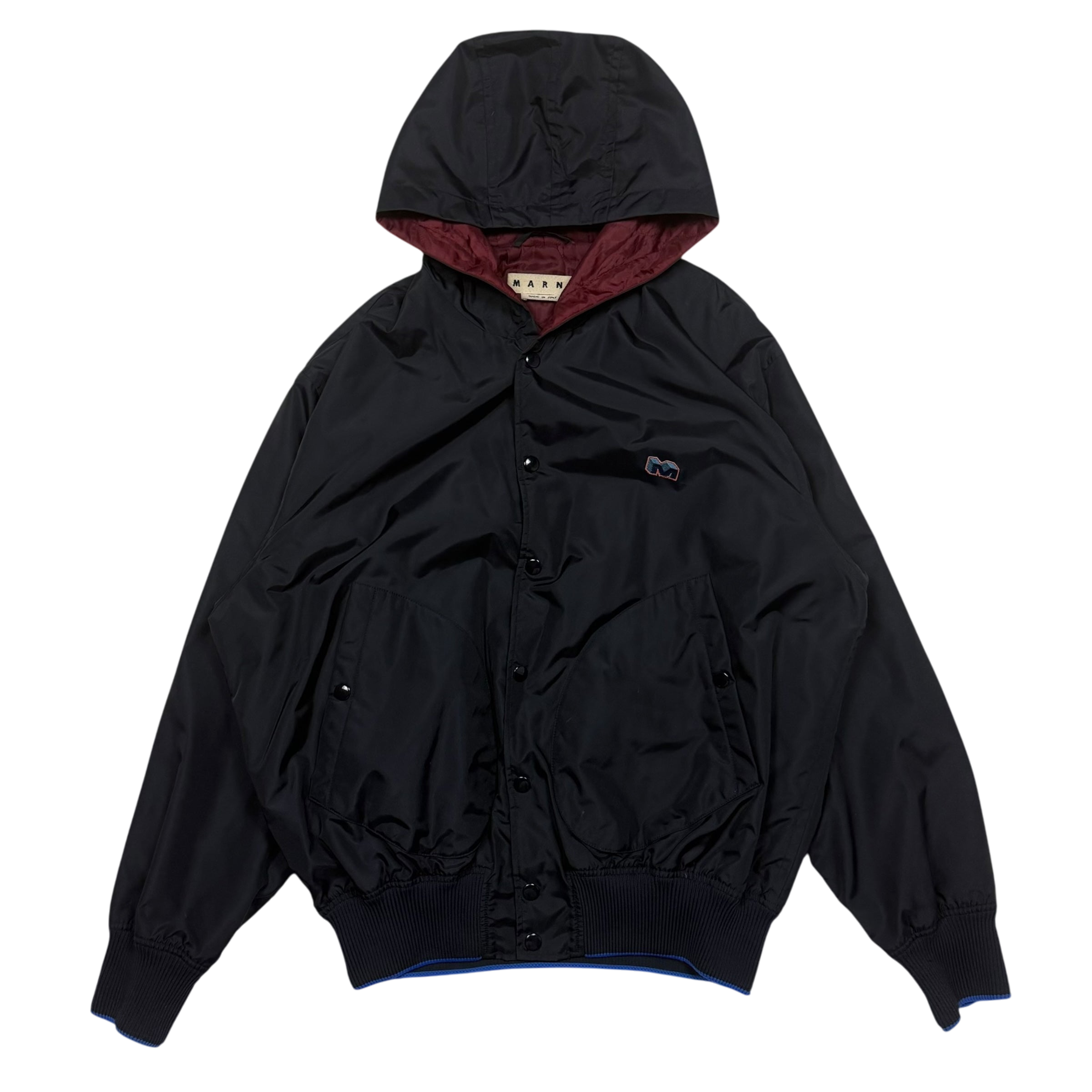 Marni Oversized Nylon Jacket Navy (Fits XL–XXL)