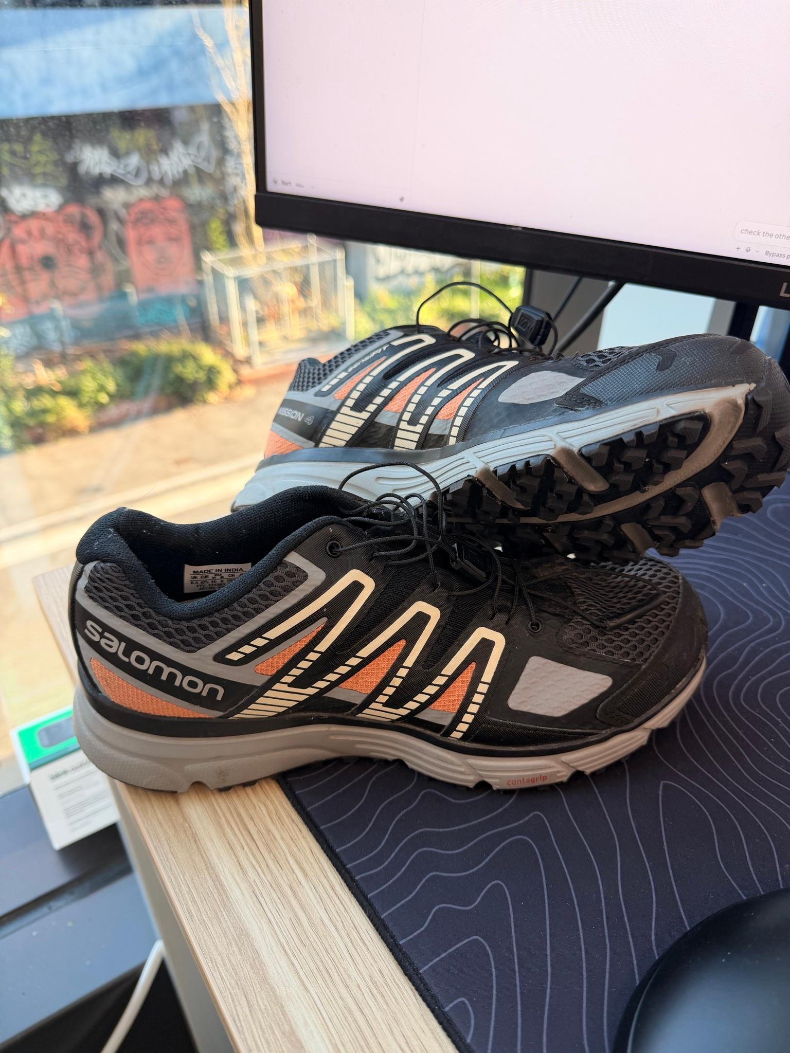 Salomon Black X Mission 4 Running Shoes (Size UK 8.5) thumbnail 2