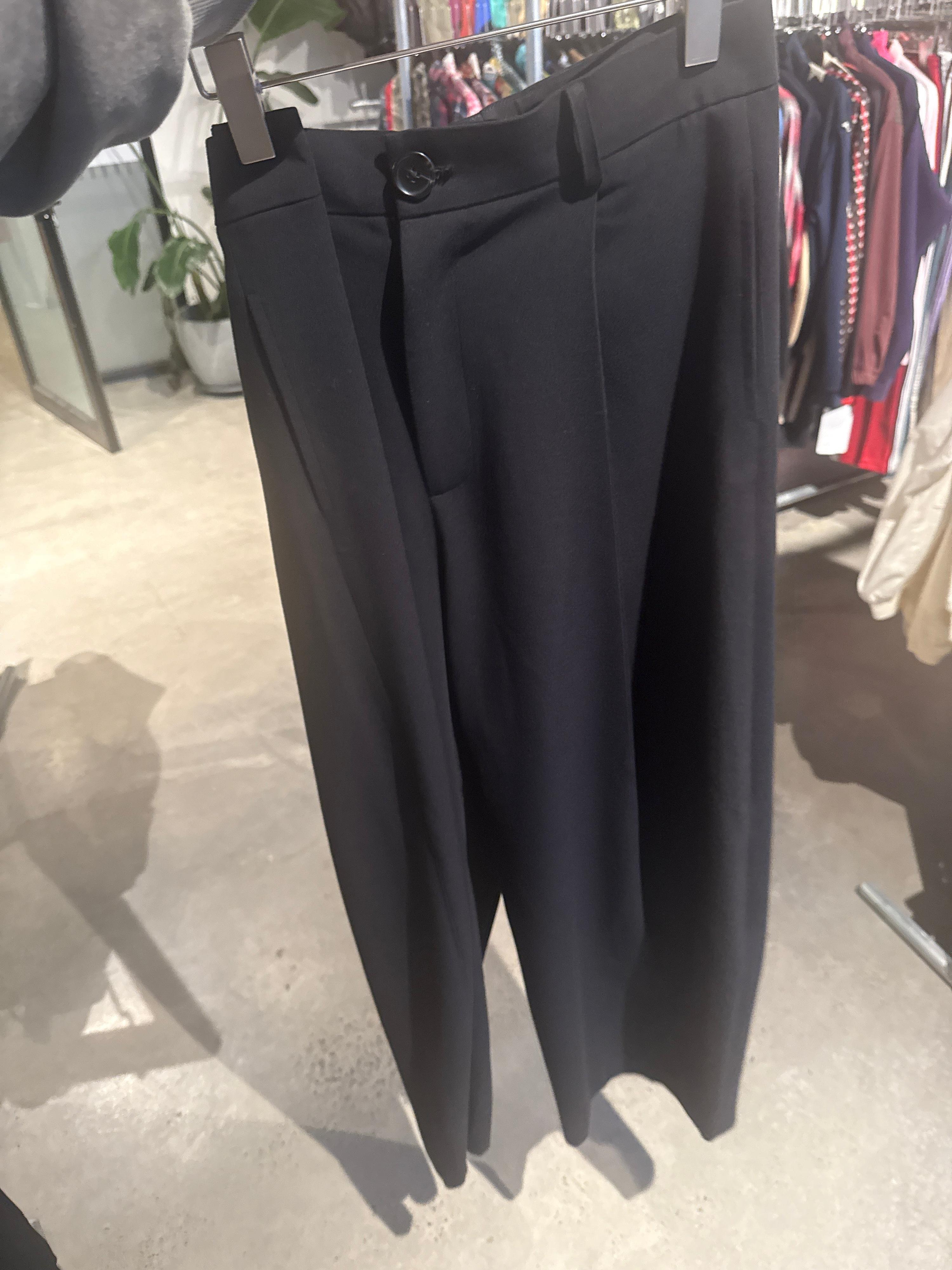 23sptmbr Balloon Pleated Trousers Black - S