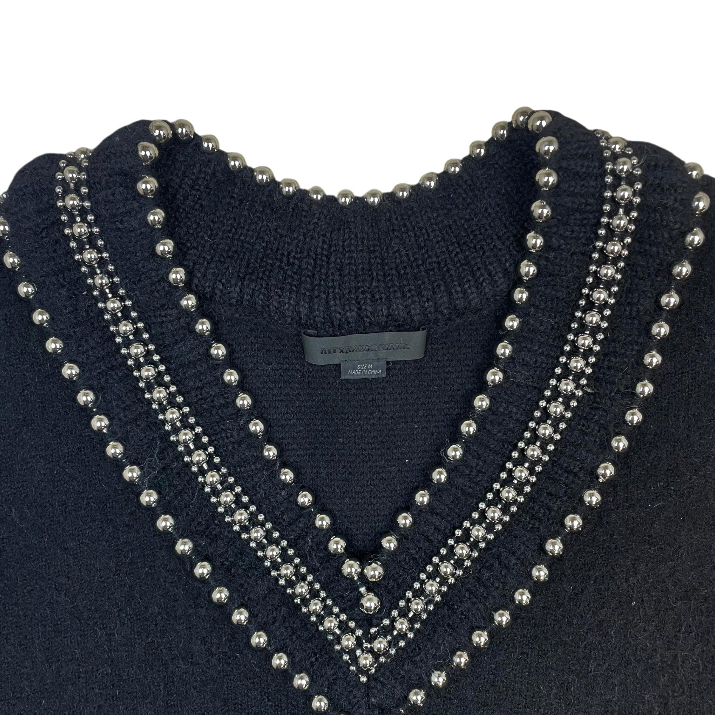 Alexander Wang Studded Knit Vest Black (Size M) thumbnail 2