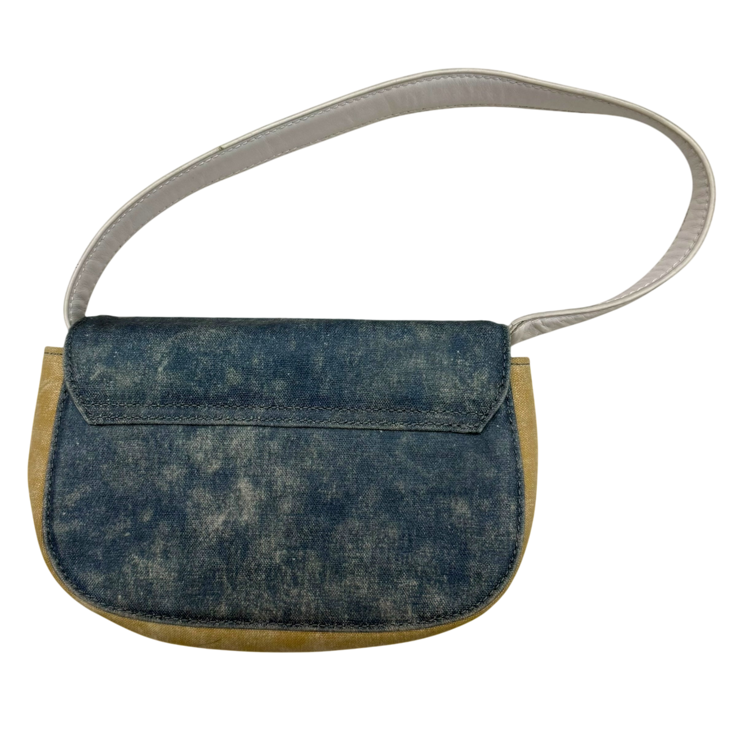 Diesel 1DR Womens Shoulder Bag Blue Denim thumbnail 2