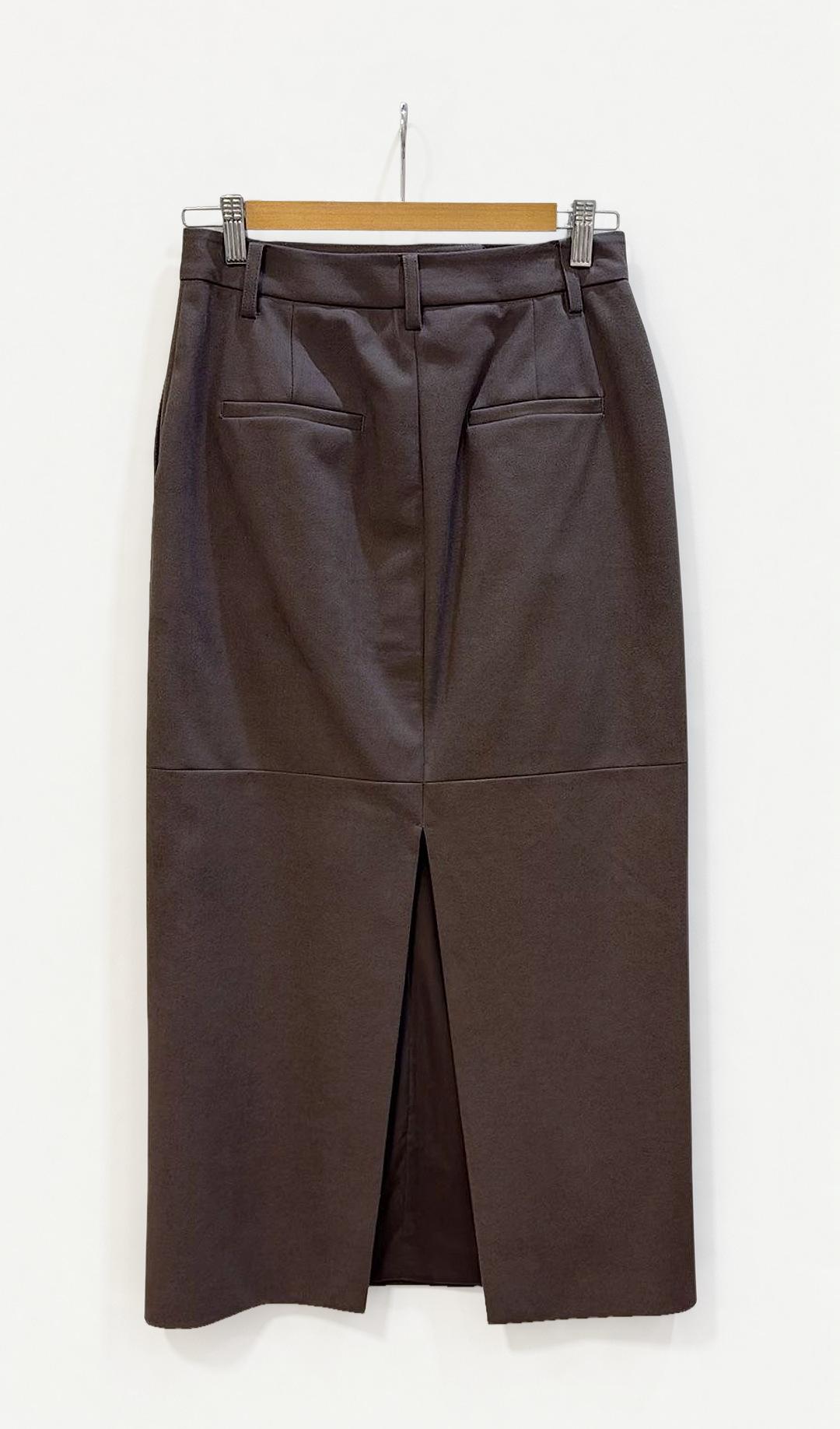 Witchery Brown Maxi Skirt 6 thumbnail 2
