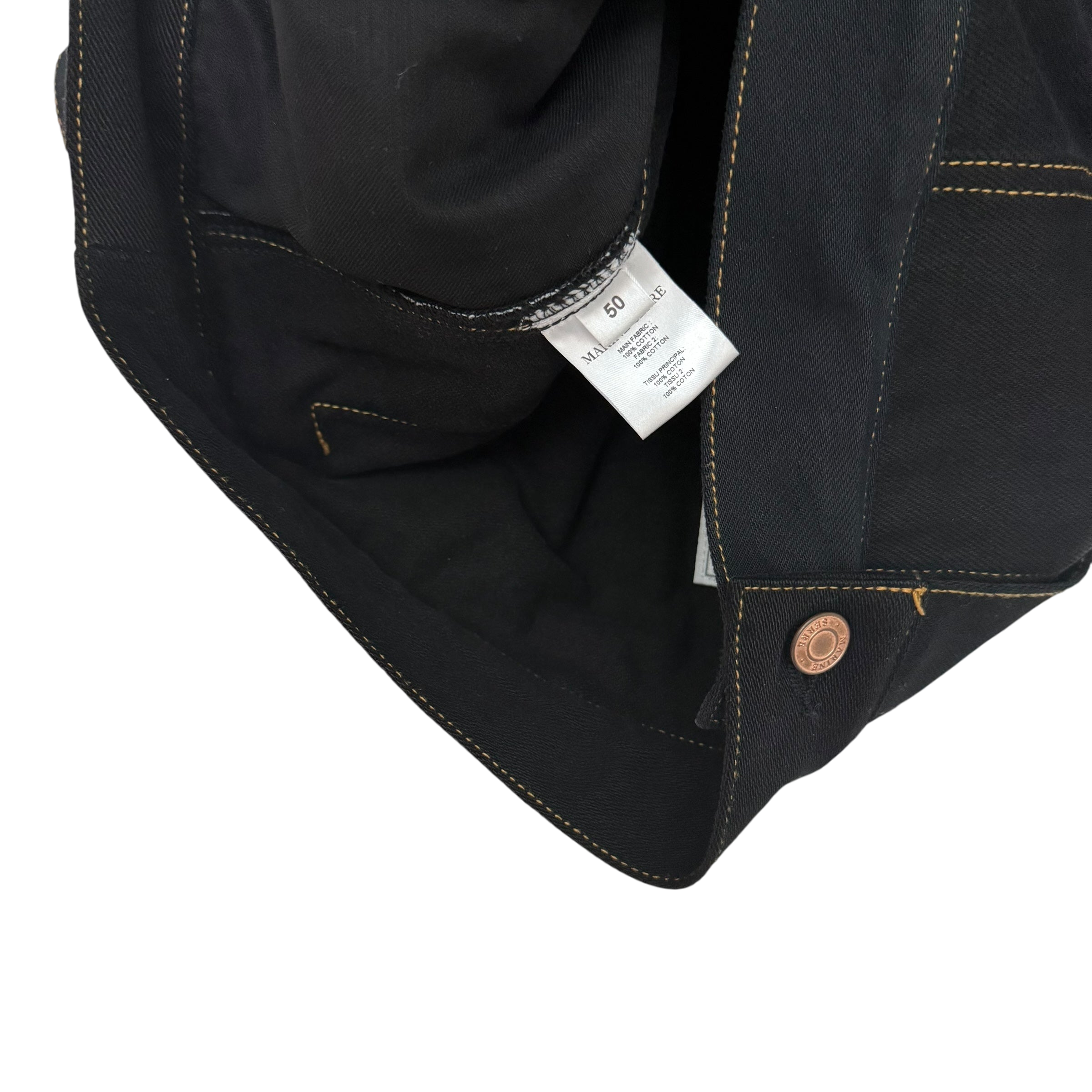 Marine Serre FW22 Crescent Moon Denim Jacket Black (Fits L) thumbnail 6