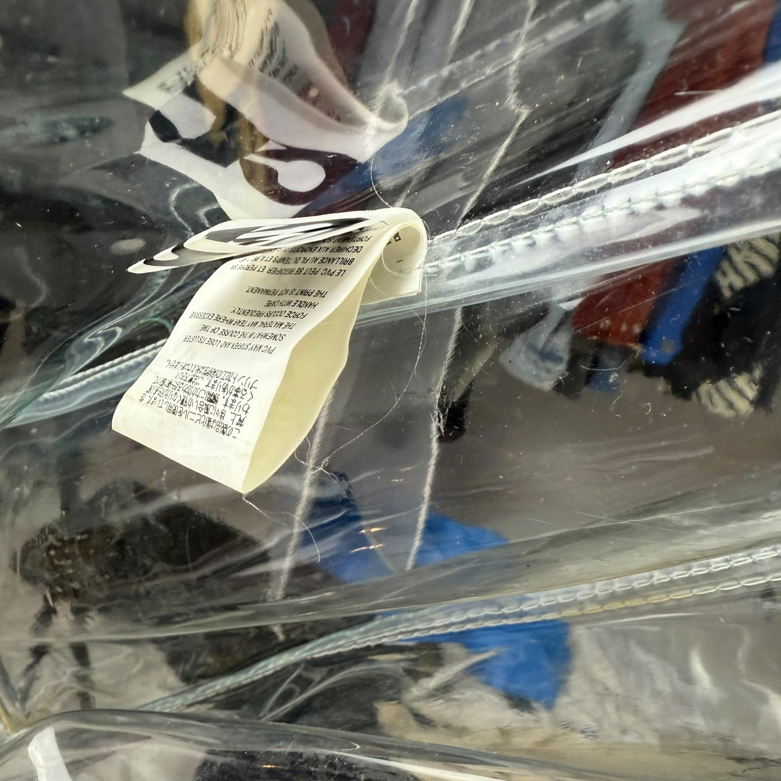 Comme des Garçons Clear Vinyl PVC Tote Bag thumbnail 6
