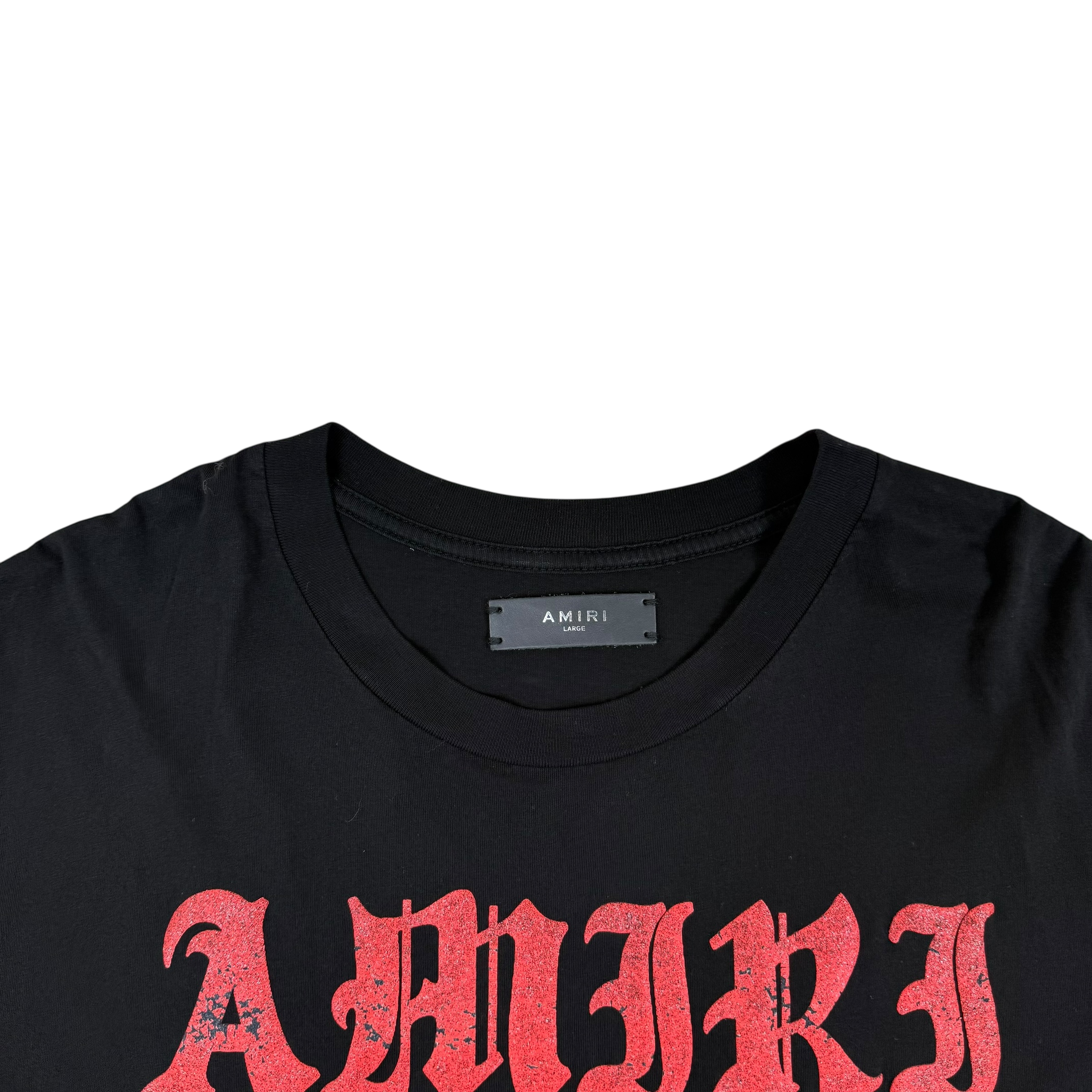 Amiri FW18 Lost Boys Cracked Print T-Shirt Black (Size L) thumbnail 2