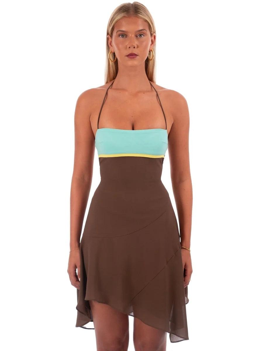I Am Delilah Mocha Mini Dress S