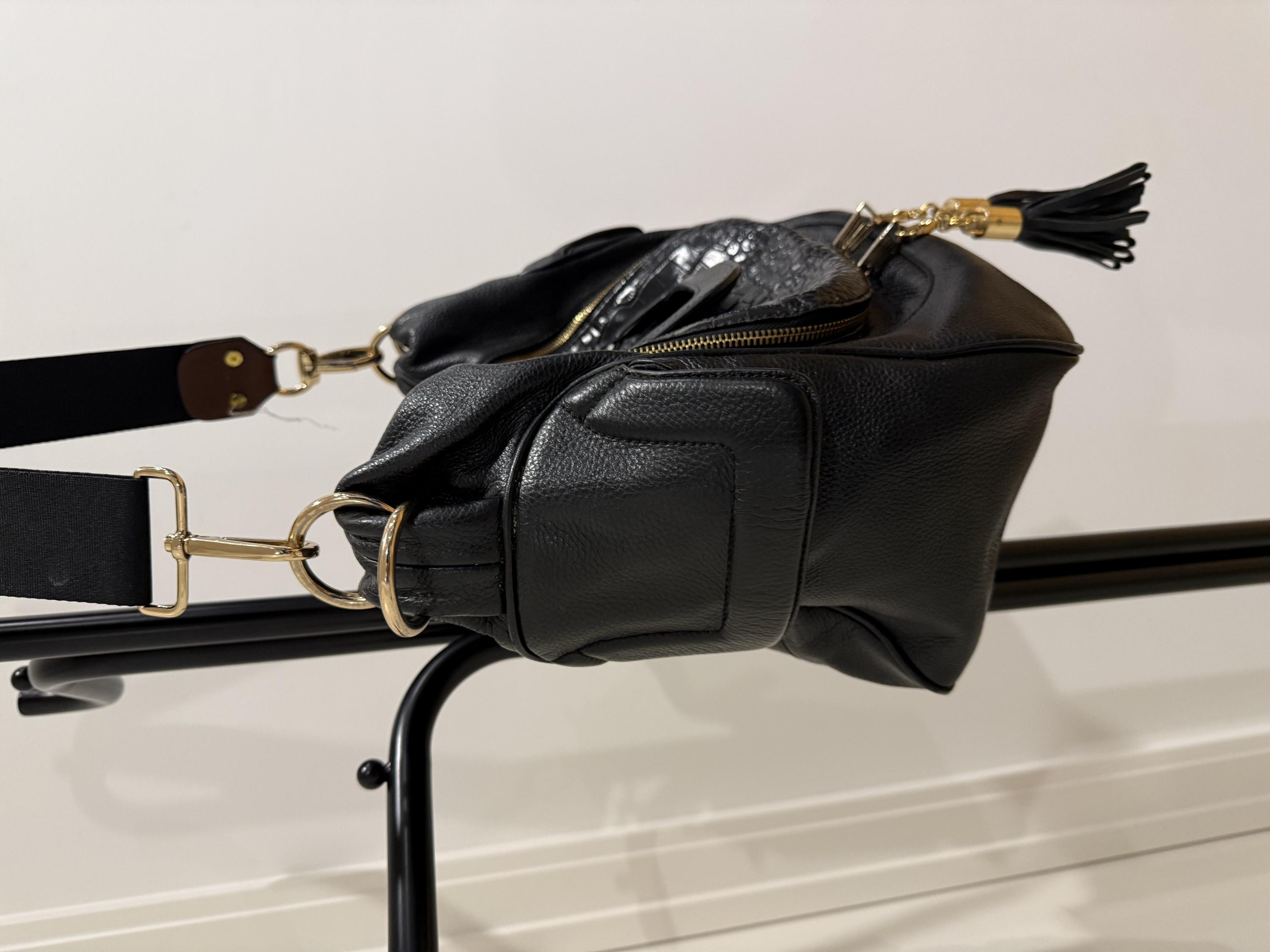After the Apple Black Leather Bag thumbnail 2