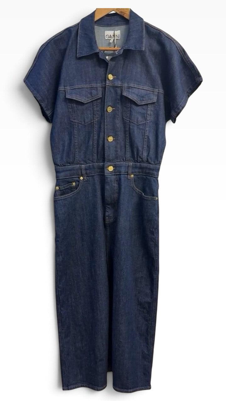 Ganni Blue Denim Dress 38