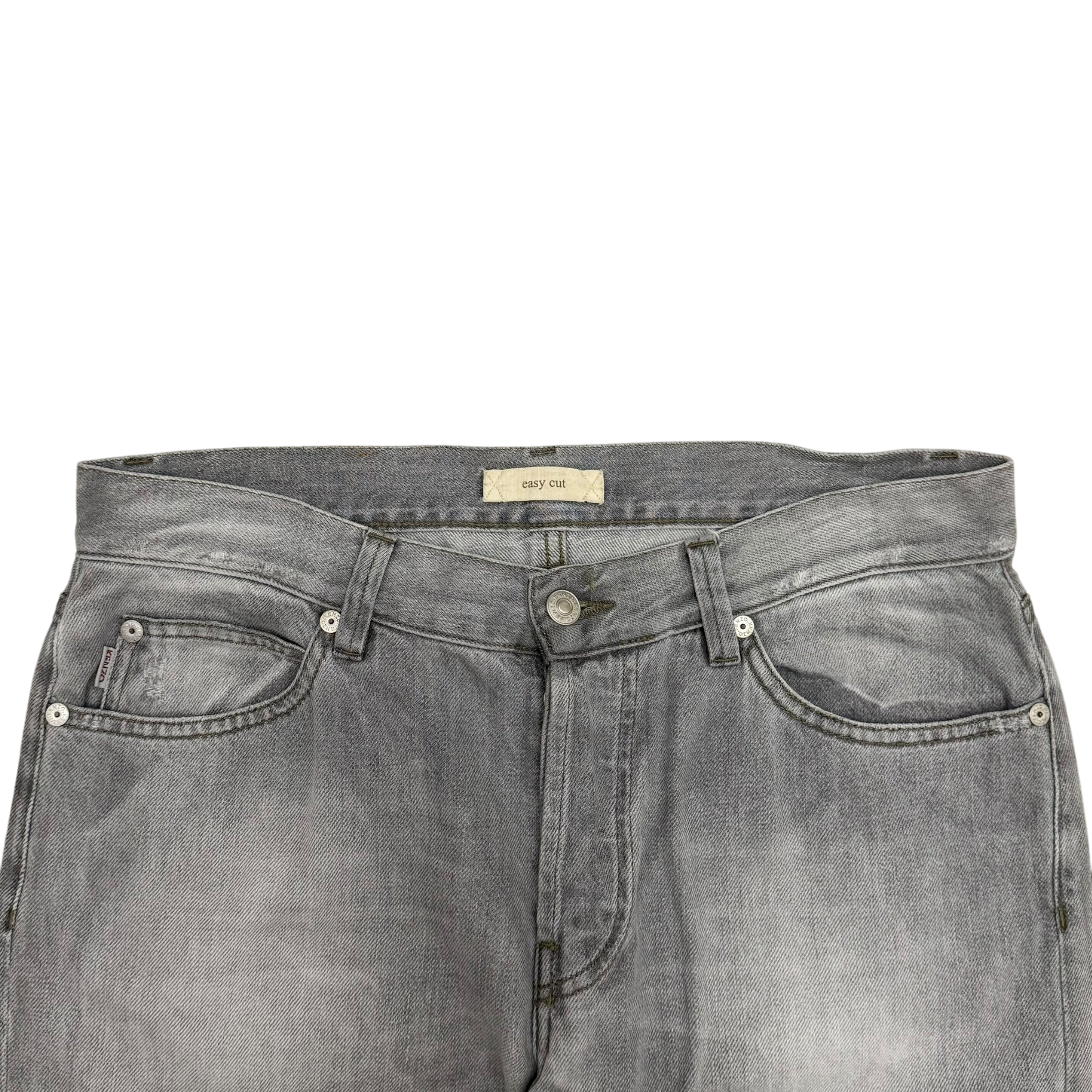 Kenzo Paris Easy Cut Patchwork Washed Jeans (Size 34”) thumbnail 2