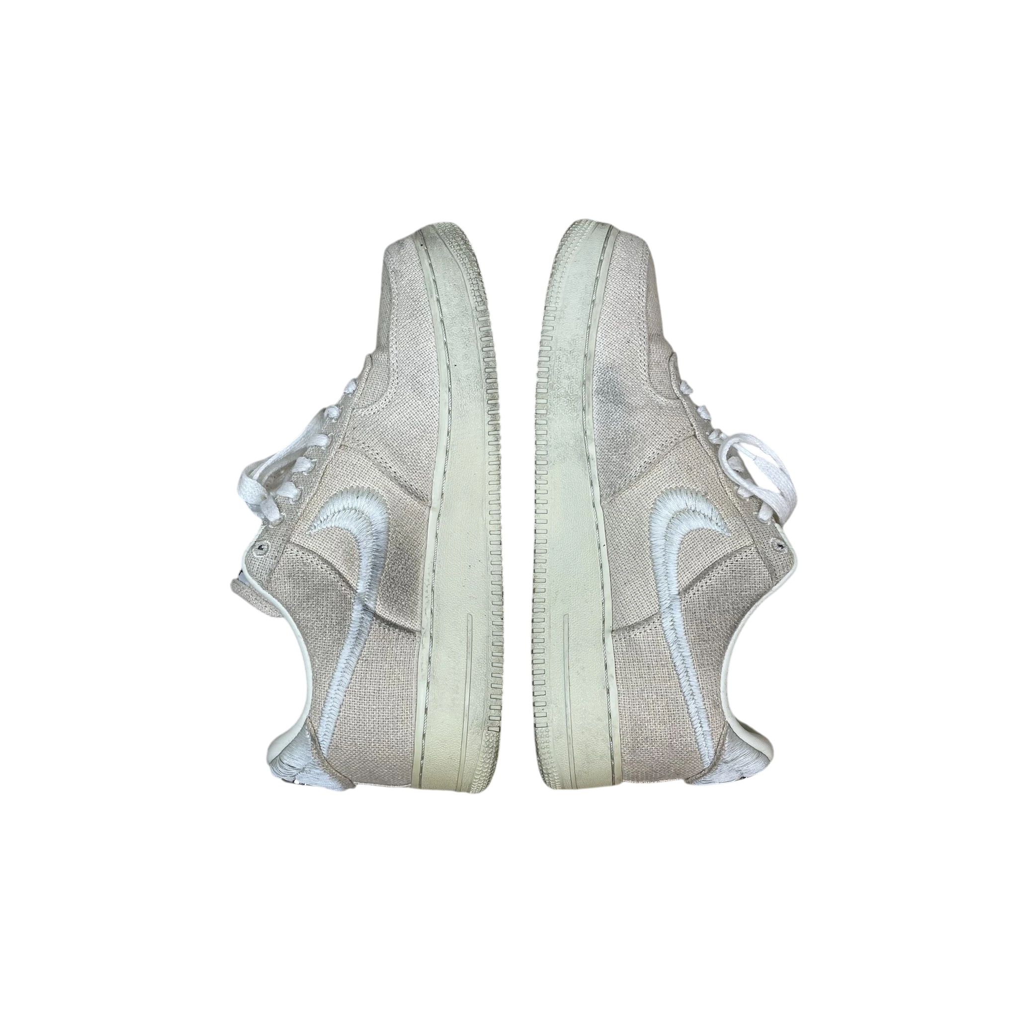 Nike x Stussy Air Force 1 Low Sneakers ‘Fossil’ (Size US9/UK8) thumbnail 4
