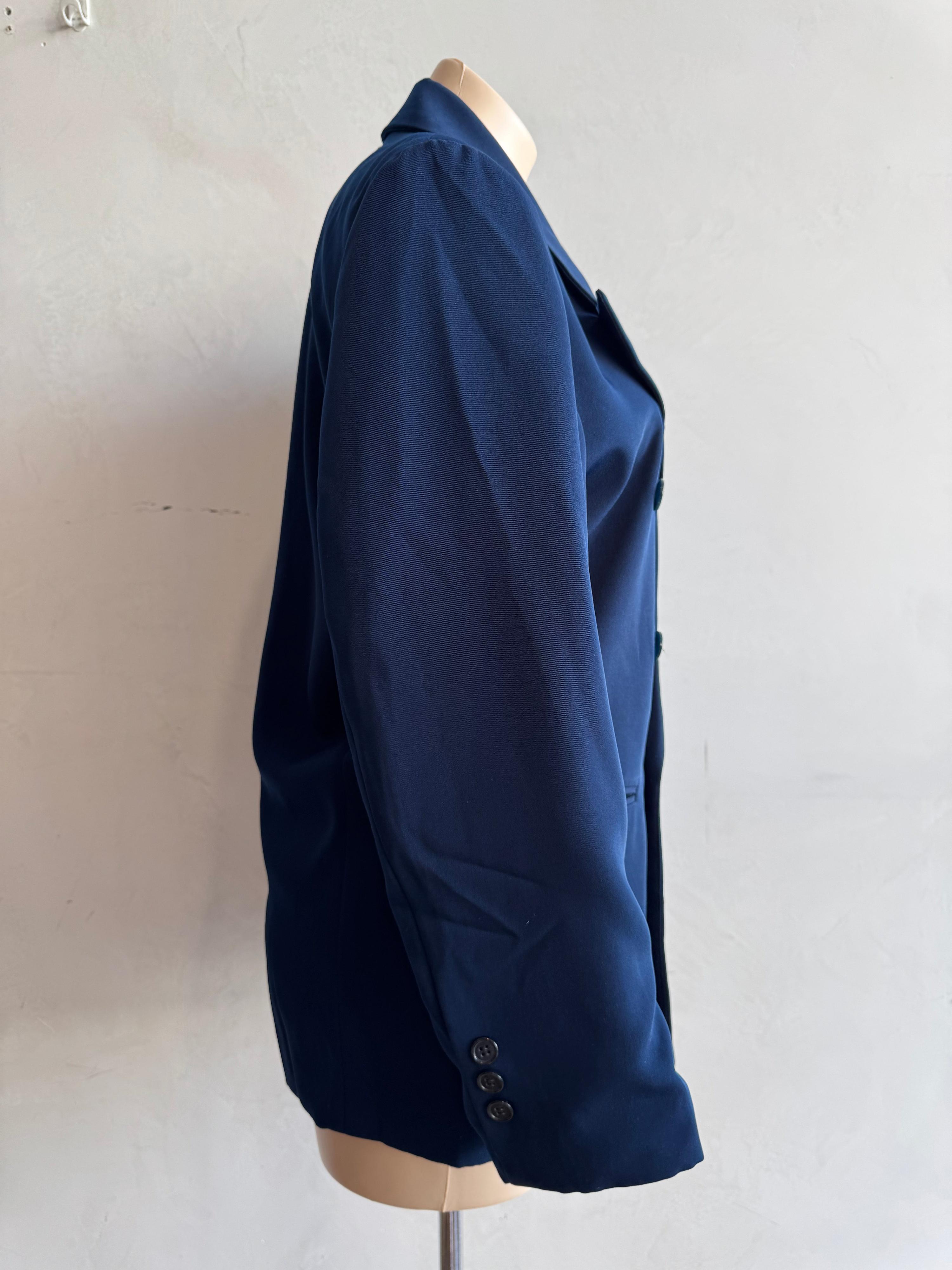 Vintage Sunrise navy blue blazer - size S thumbnail 5