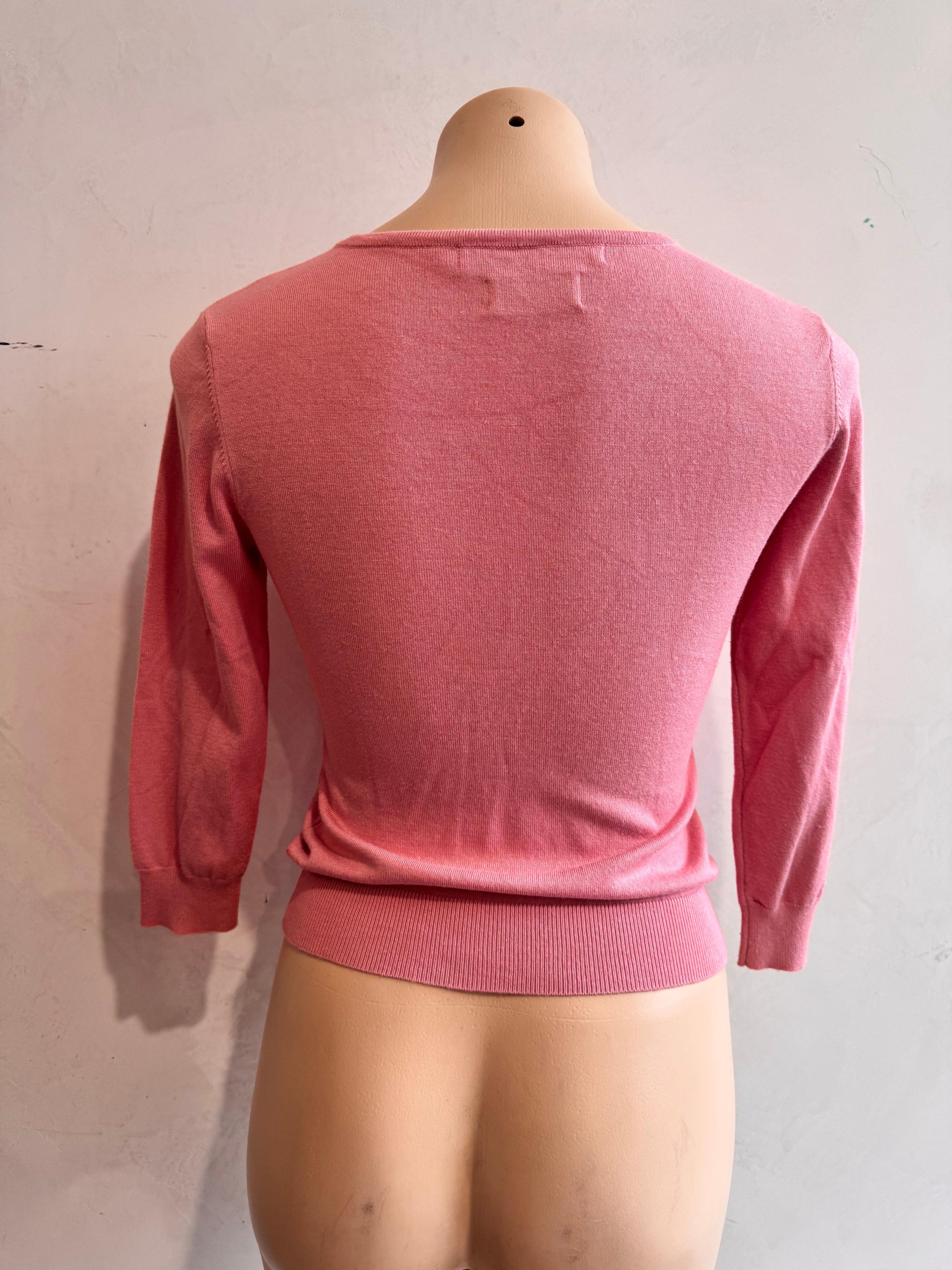 Wheels & DollBaby pink knit top - size 8 thumbnail 5
