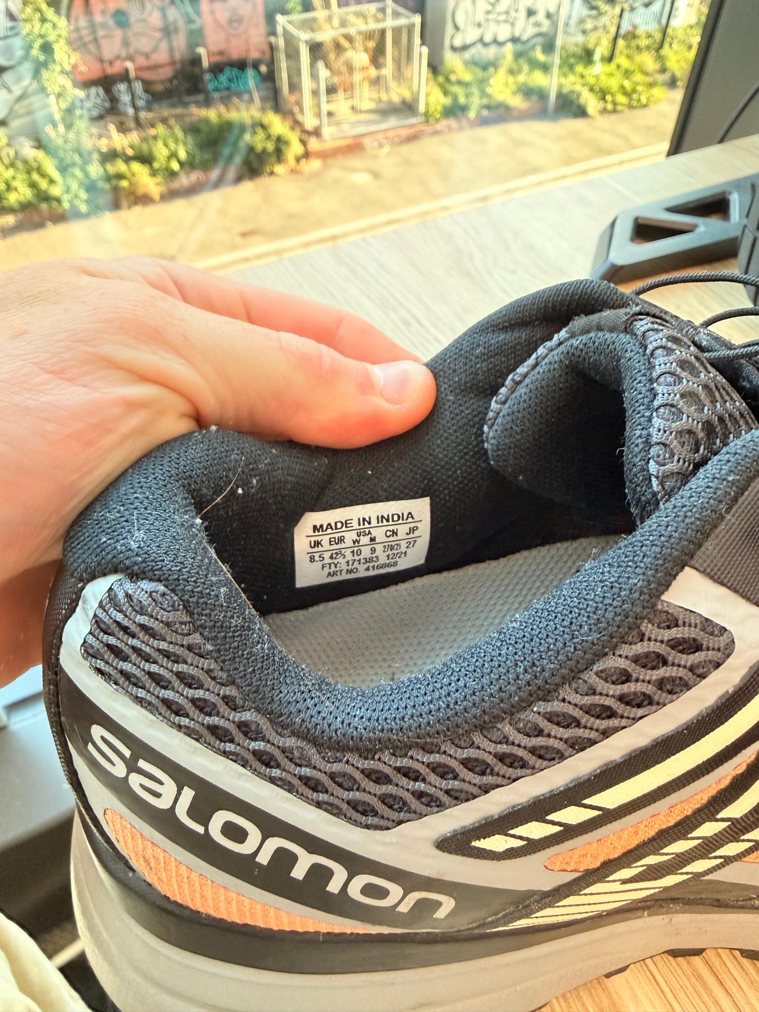Salomon Black X Mission 4 Running Shoes (Size UK 8.5) thumbnail 6