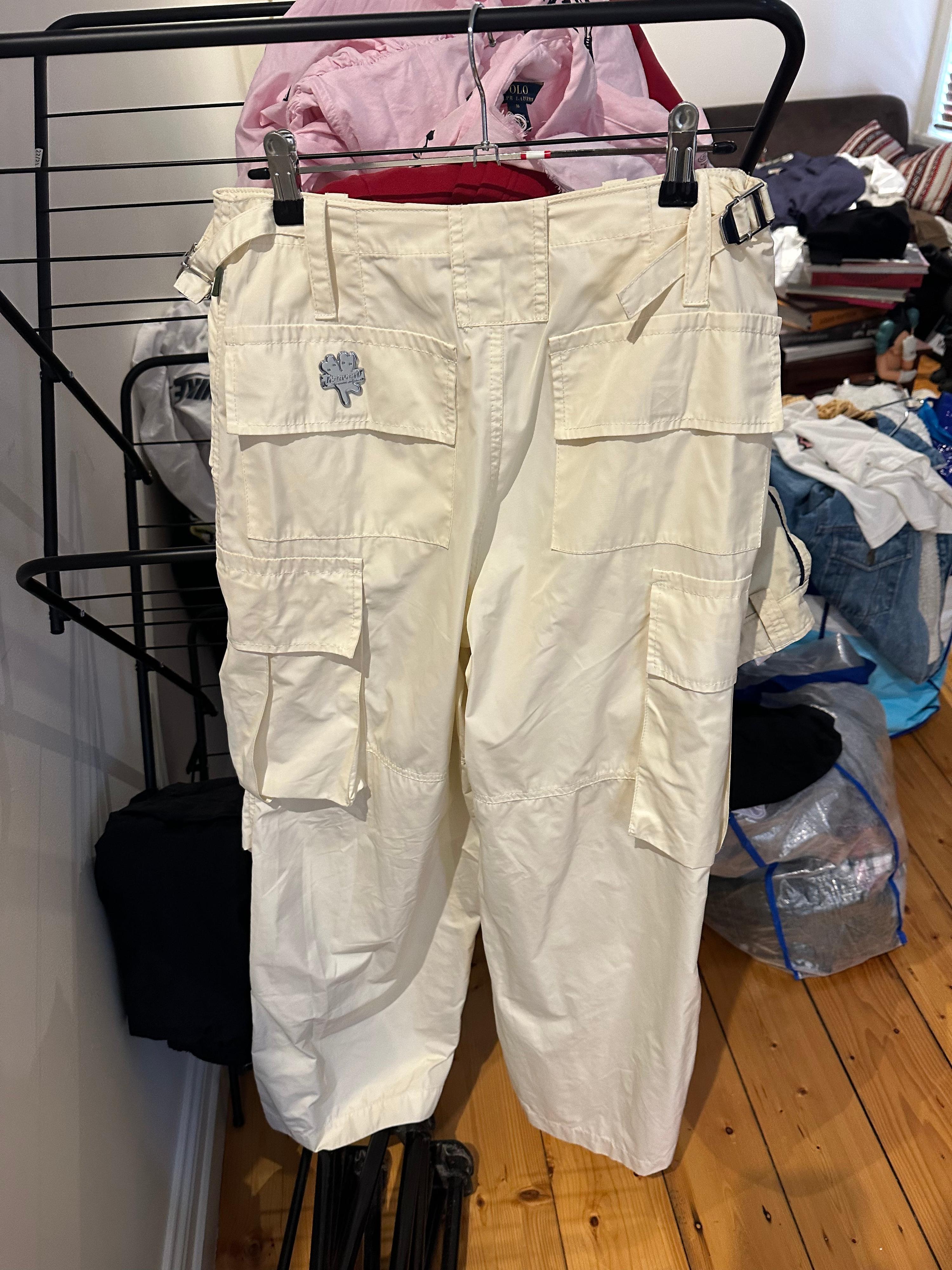 Heaven by Marc Jacobs Flight Cargo Pants Cream (Size XS womens)