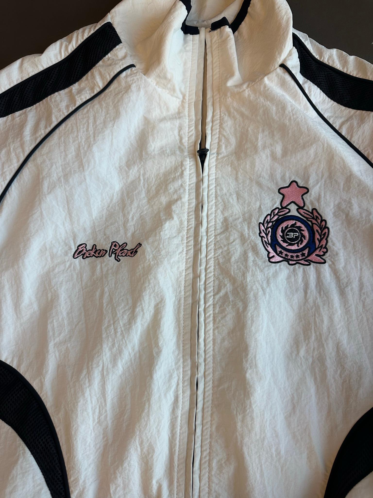 Broken Planet SS23 League Track Jacket Jacket White (Size L) thumbnail 2